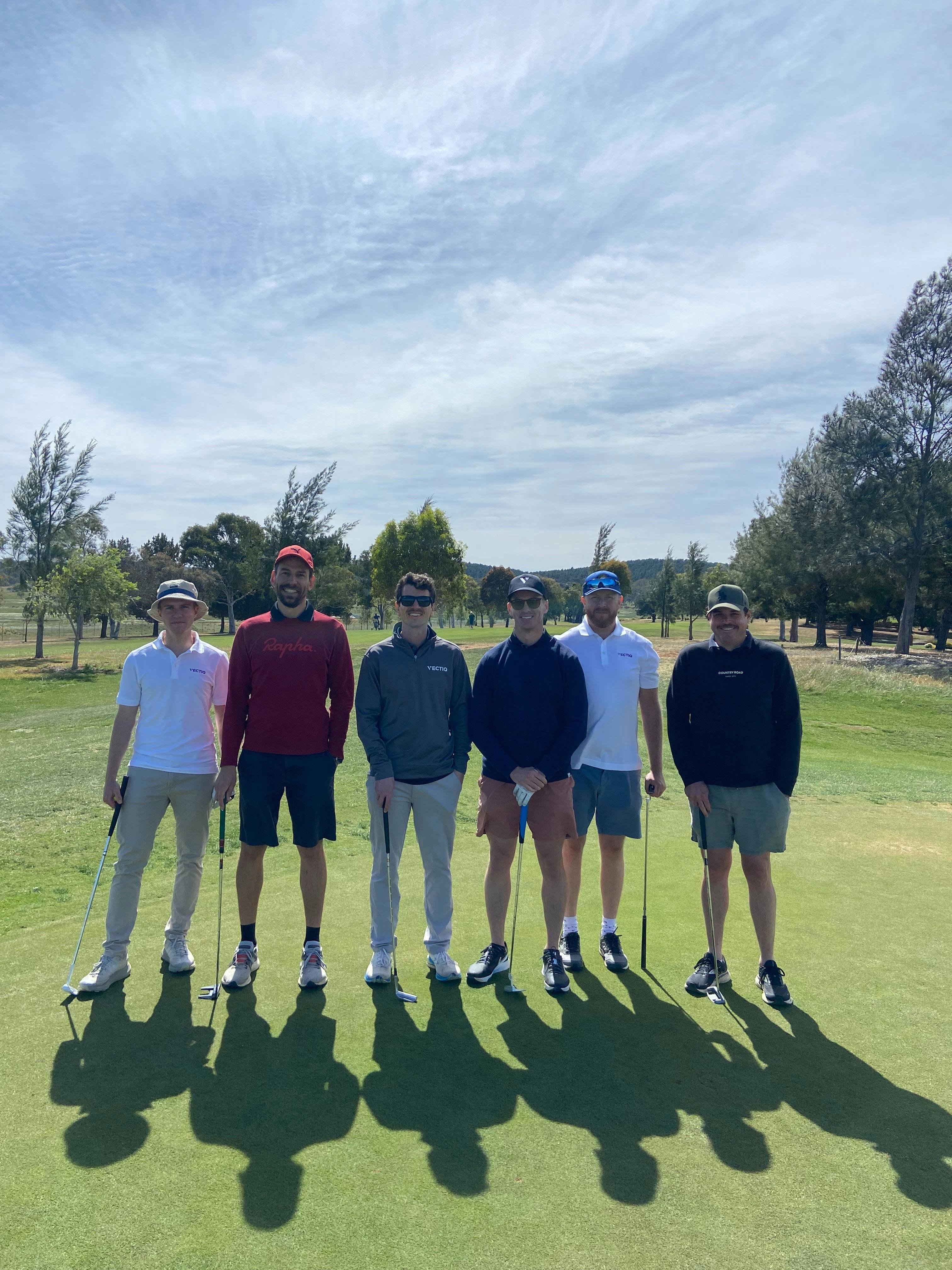 Team 'Vectiq' at Fairbairn Golf Club