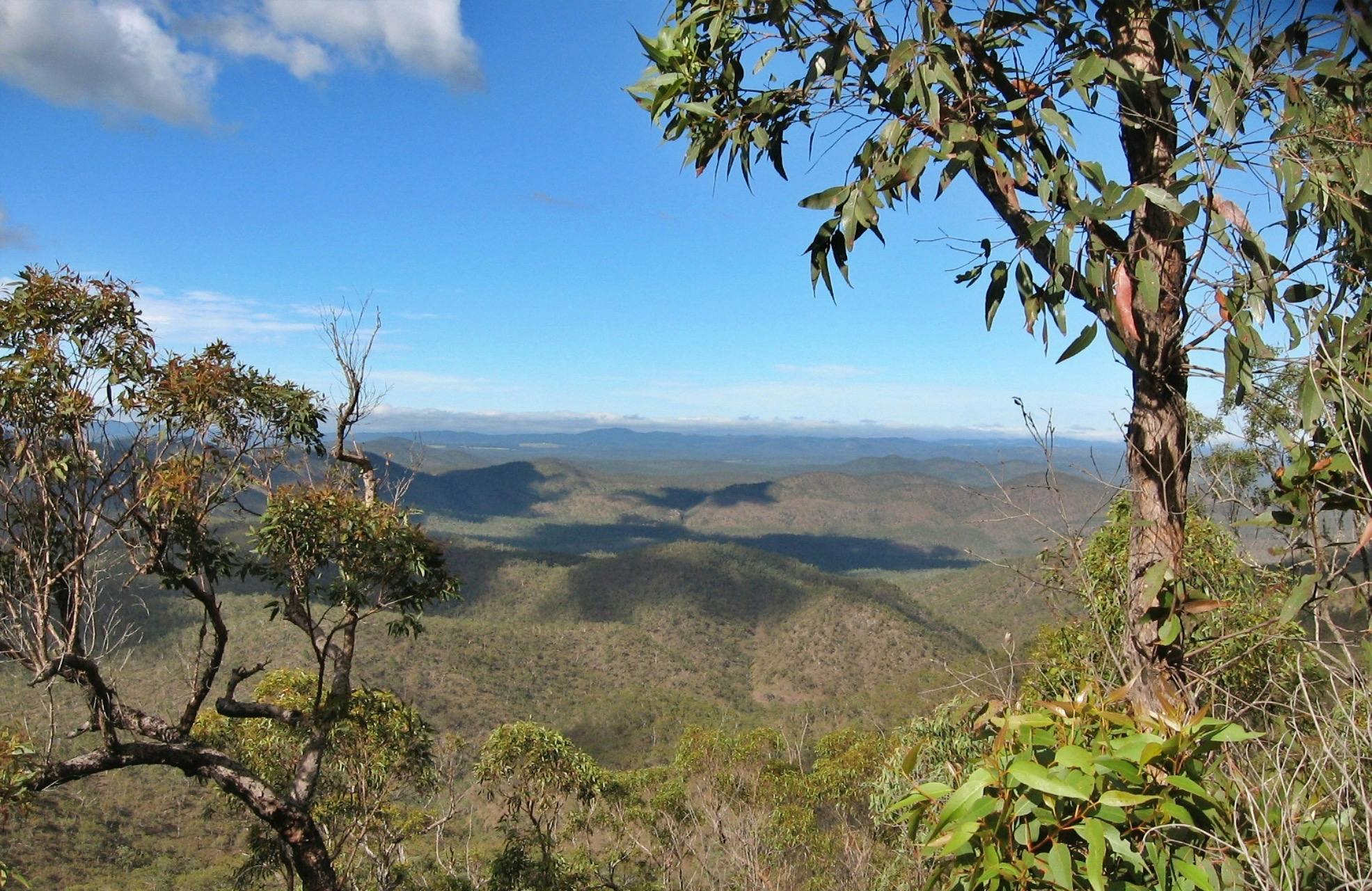 View looking north East from the summit of the Dargo Range, Tropical Far North Queensland.