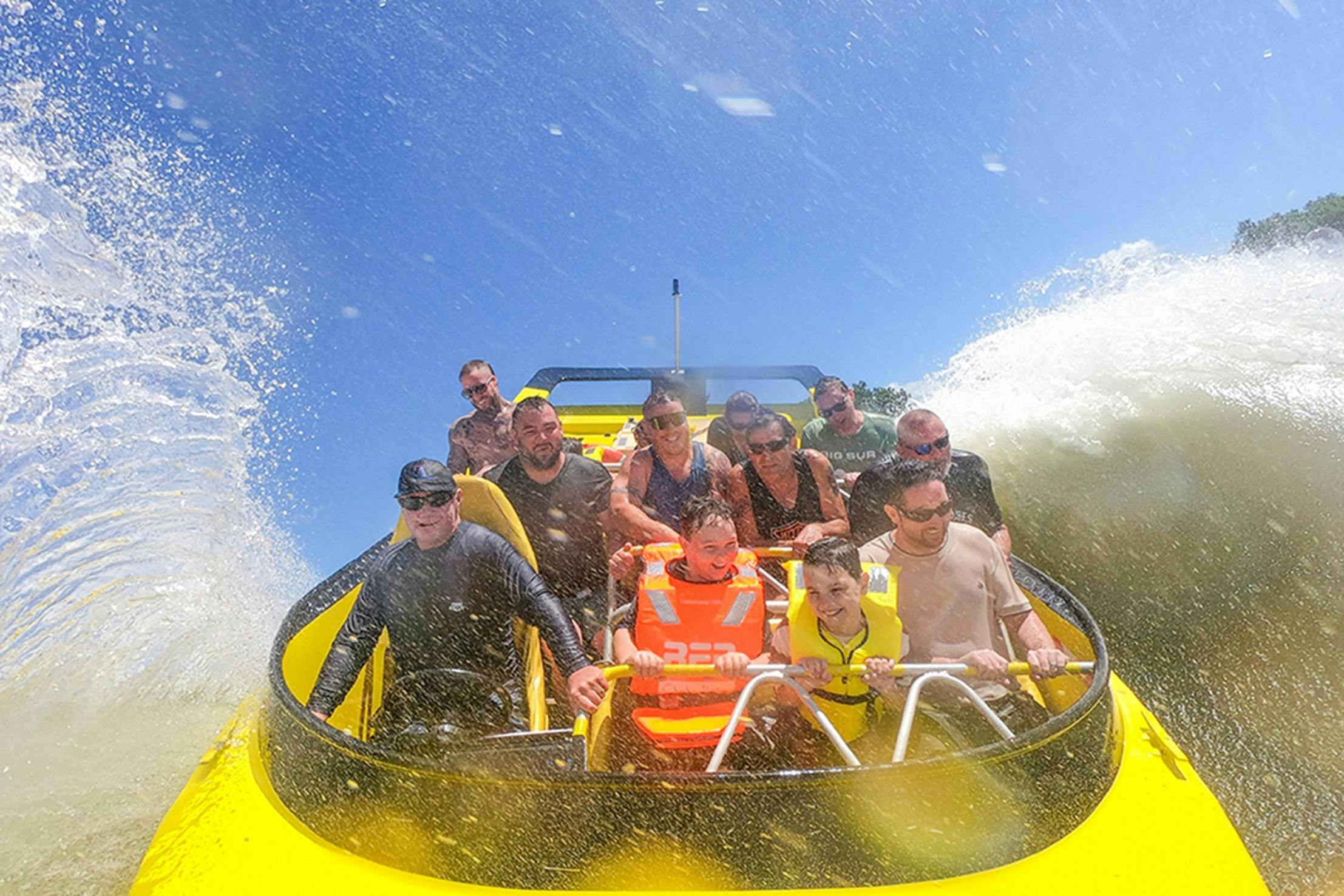 Passengers enjoying 360 spin