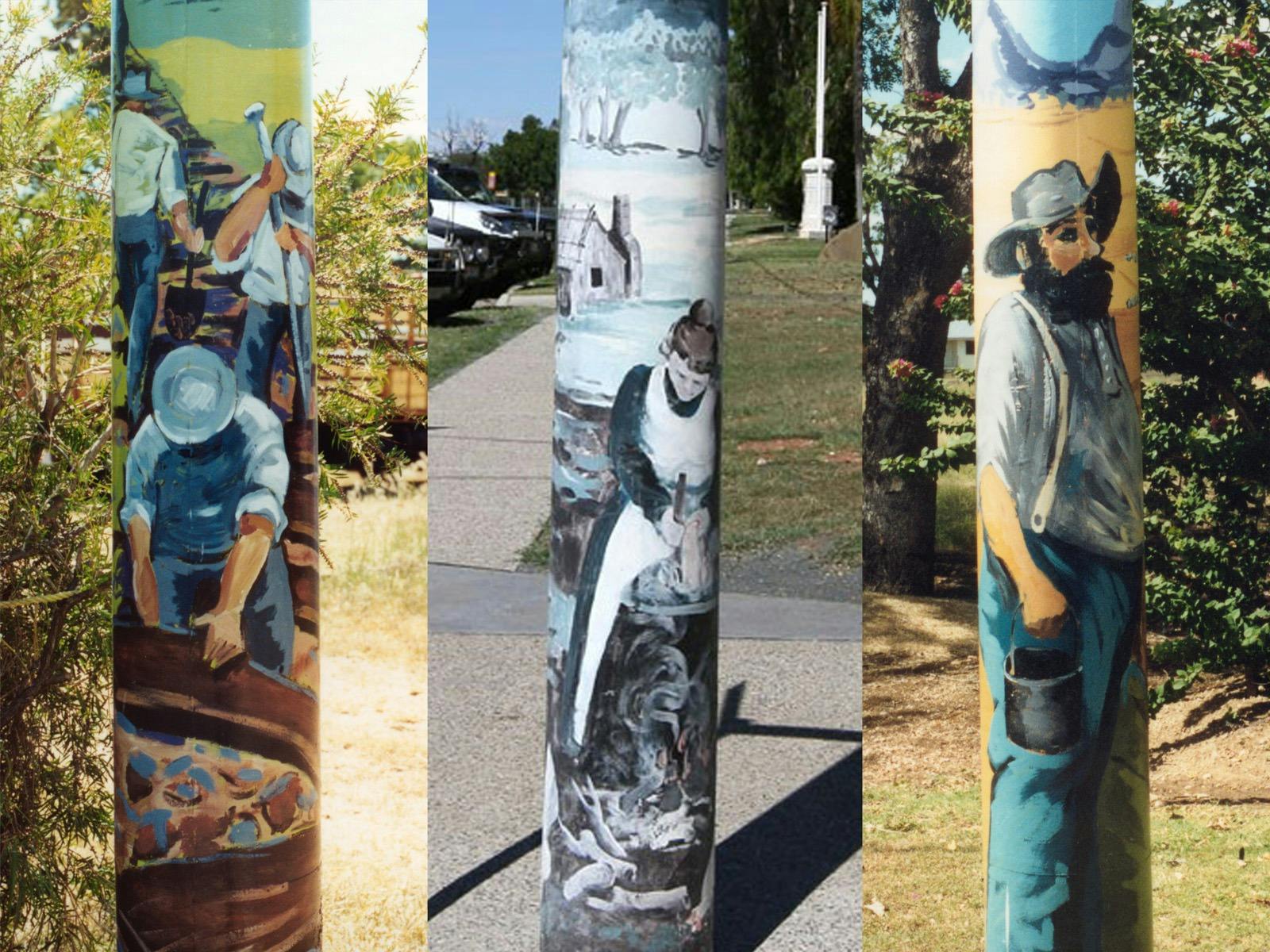 Capella Light Pole Murals Capella Light Pole Murals