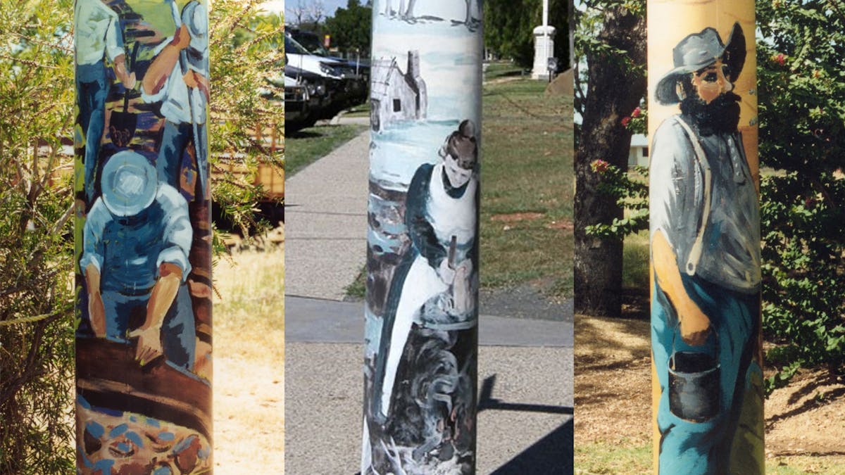 Capella Light Pole Murals
