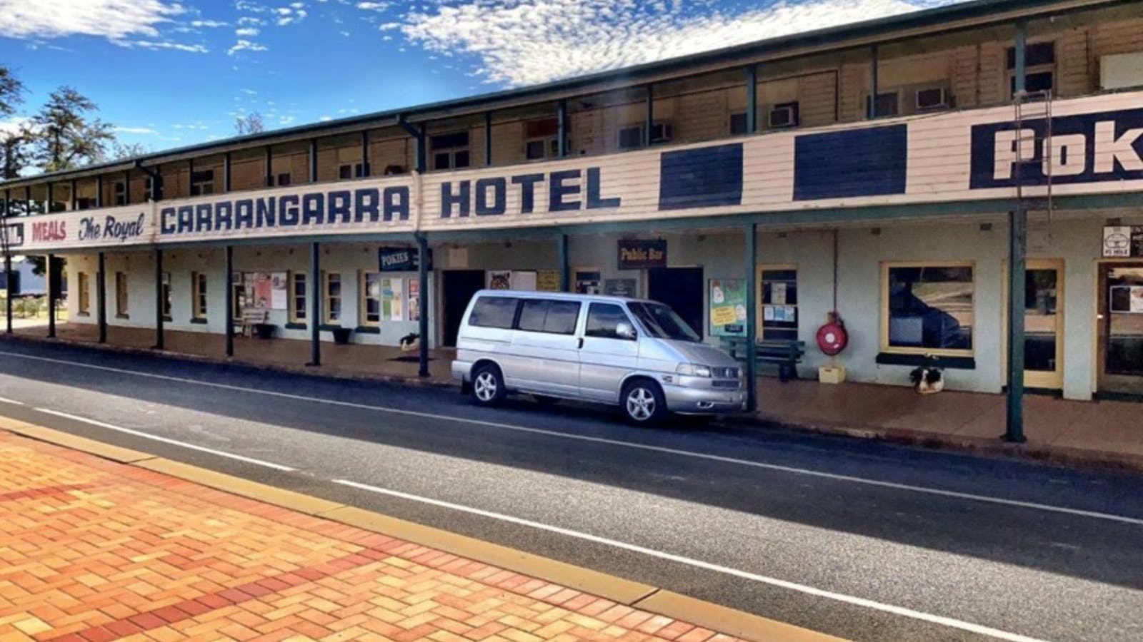An outside view of The Royal Carrangarra Hotel Tambo An outside view of The Royal Carrangarra Hotel Tambo