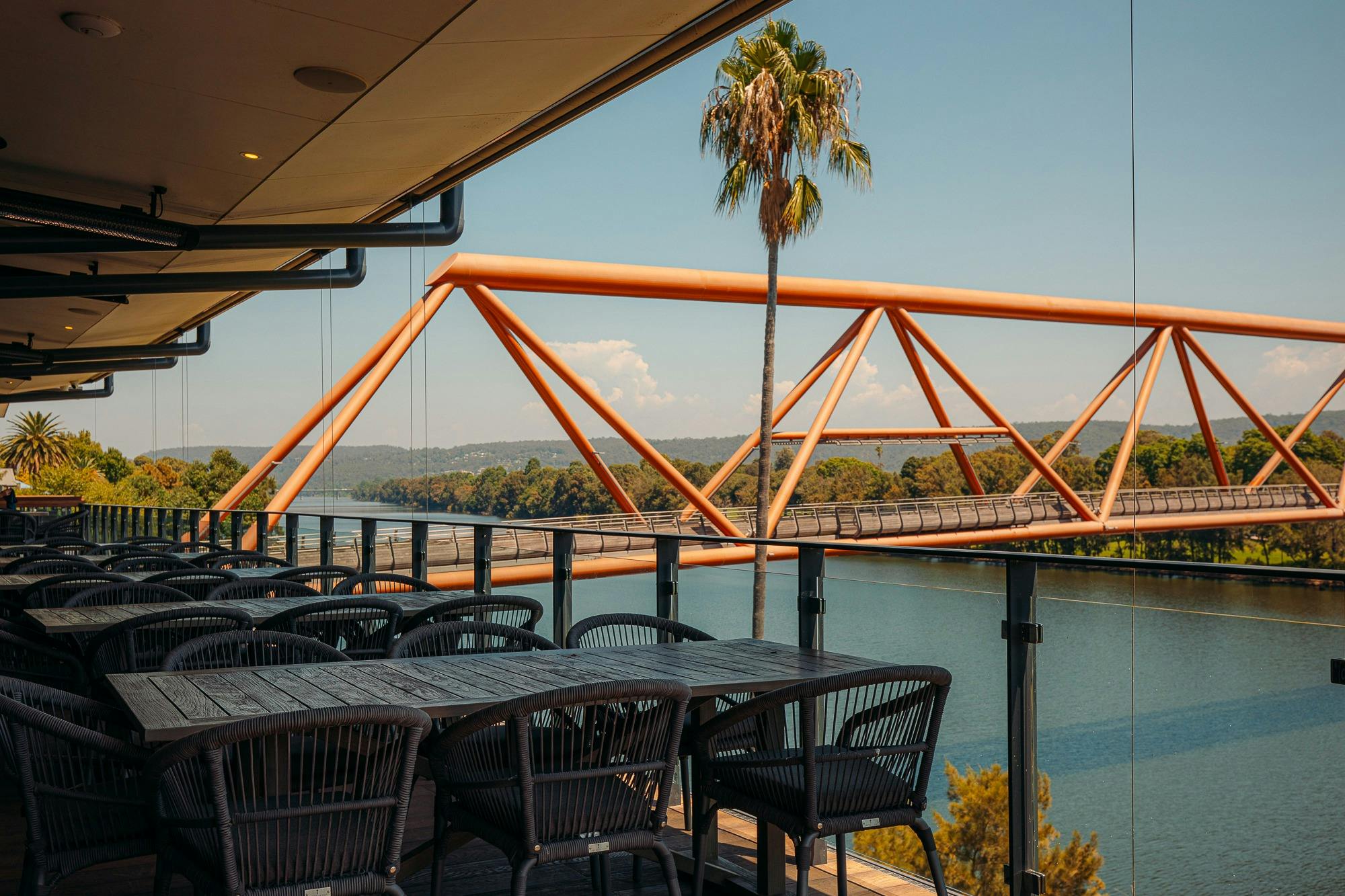 View of bridge and Nepean River