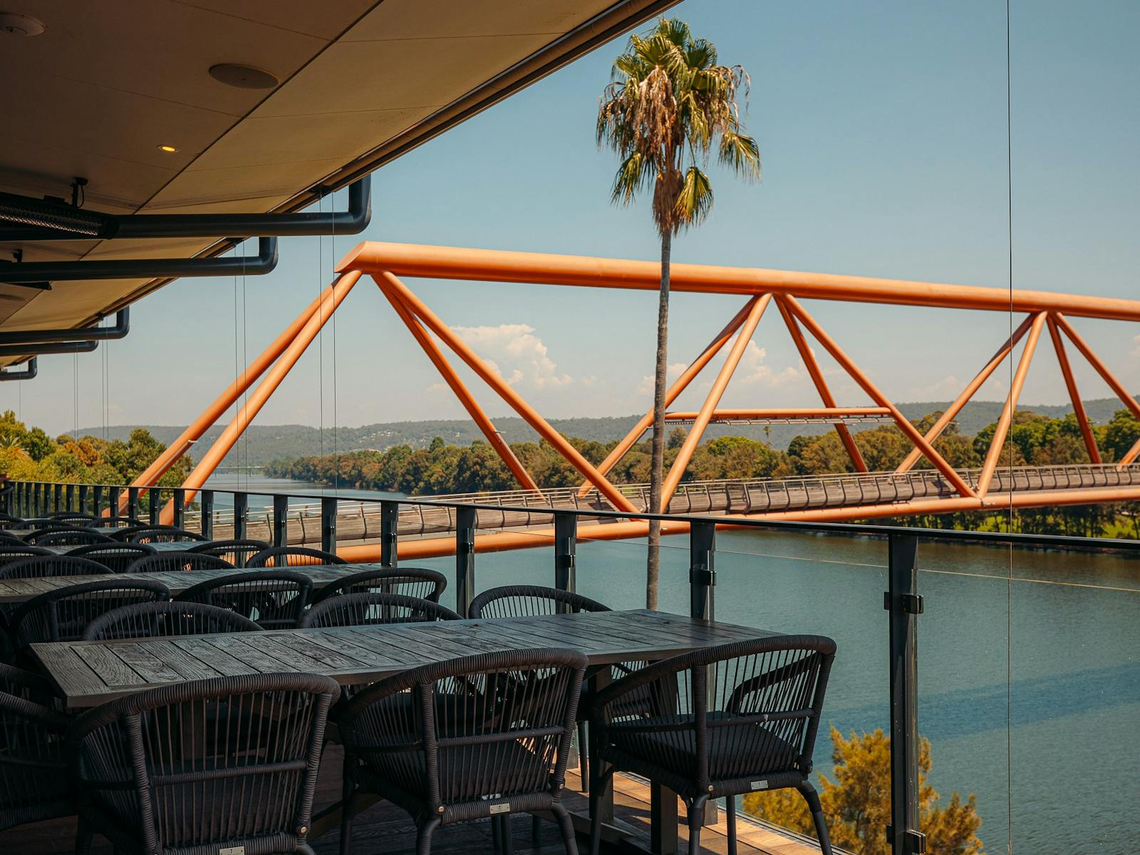 View of bridge and Nepean River