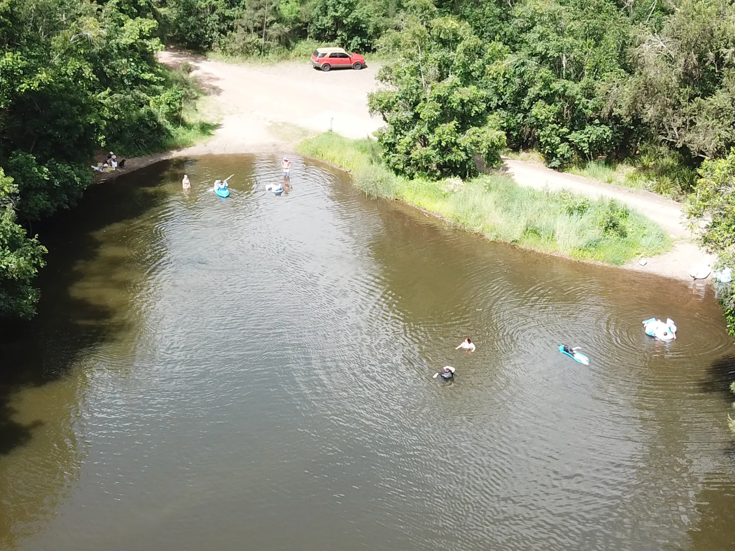 Aerial of Yabba Creek