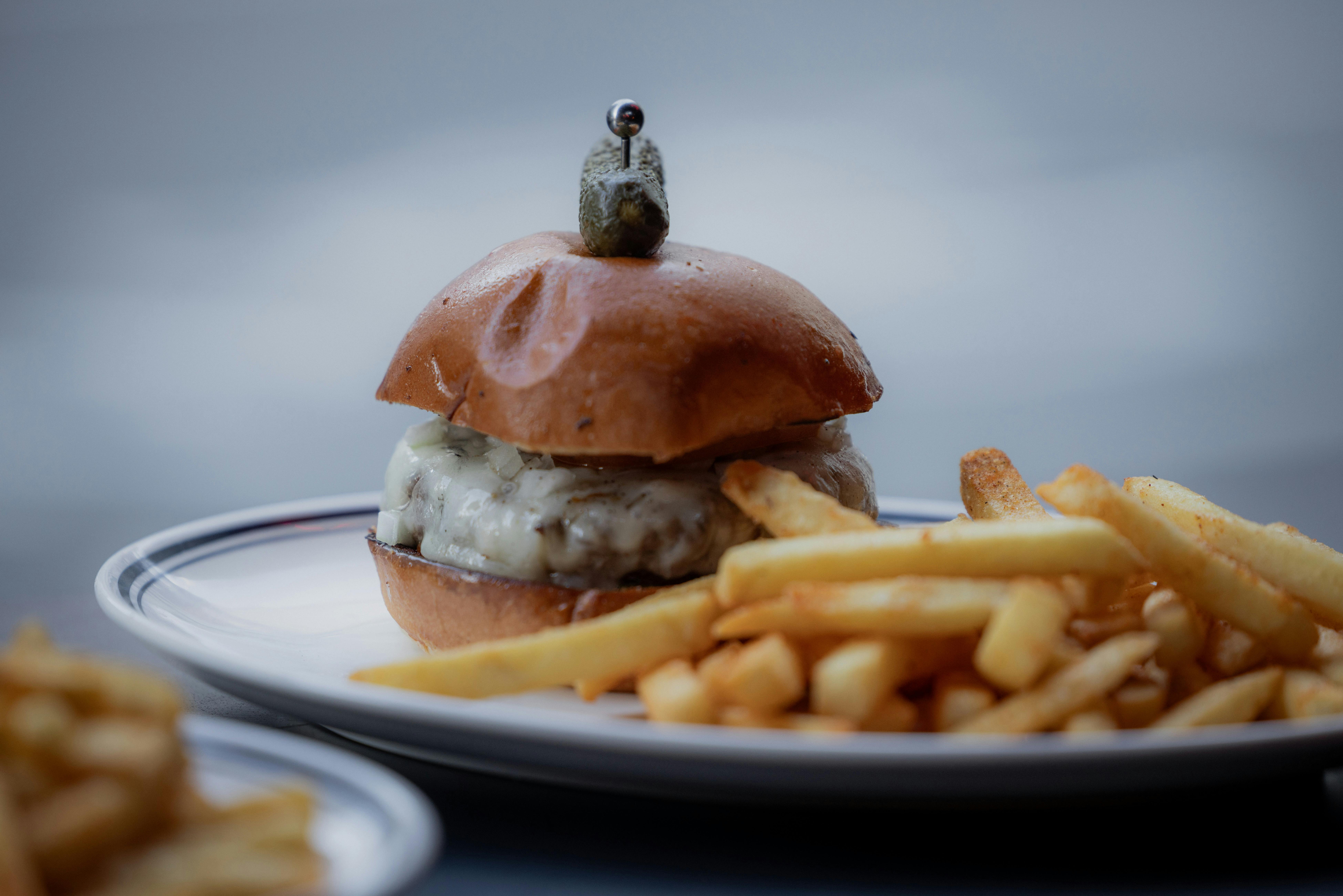 Wagyu Cheeseburger and Fries