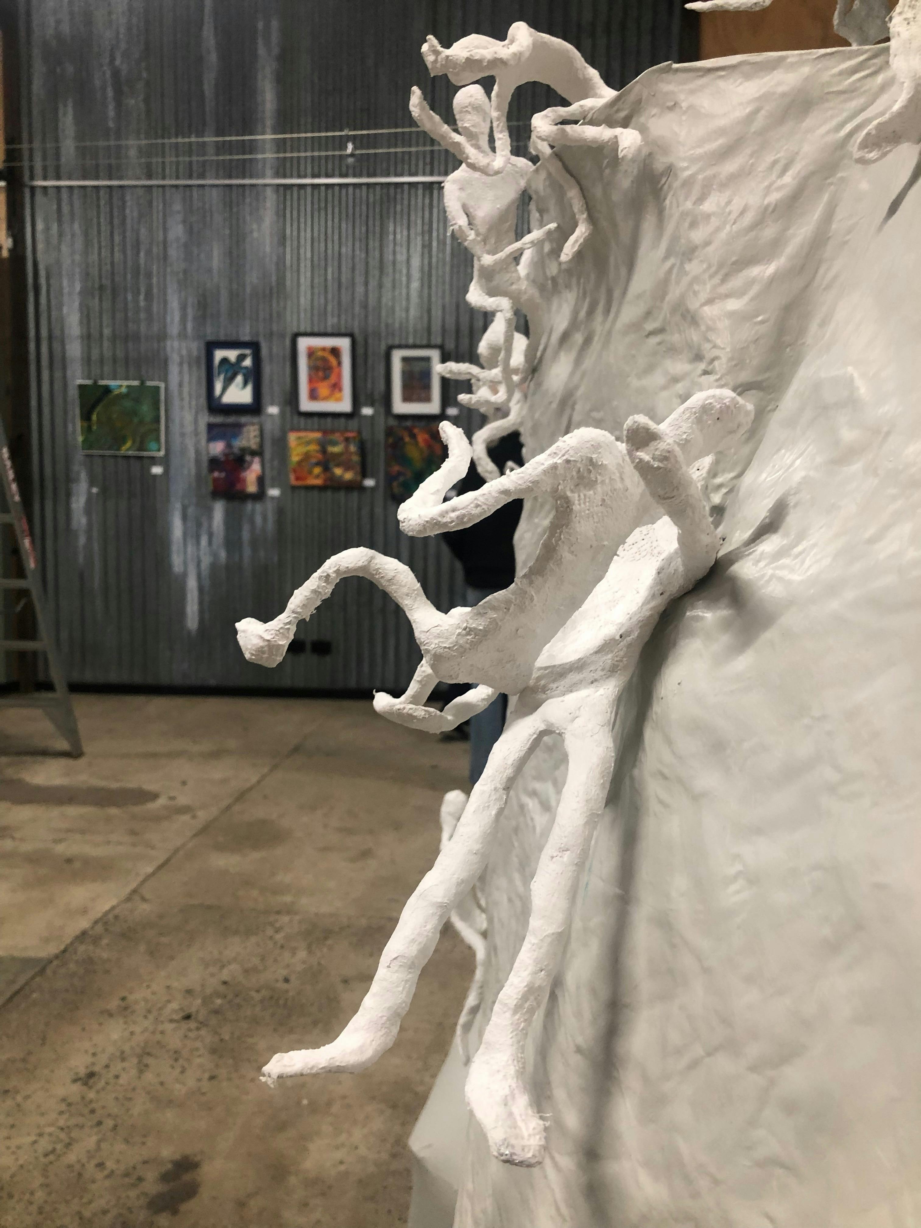 Collaborative piece by Tuesday Junction artists