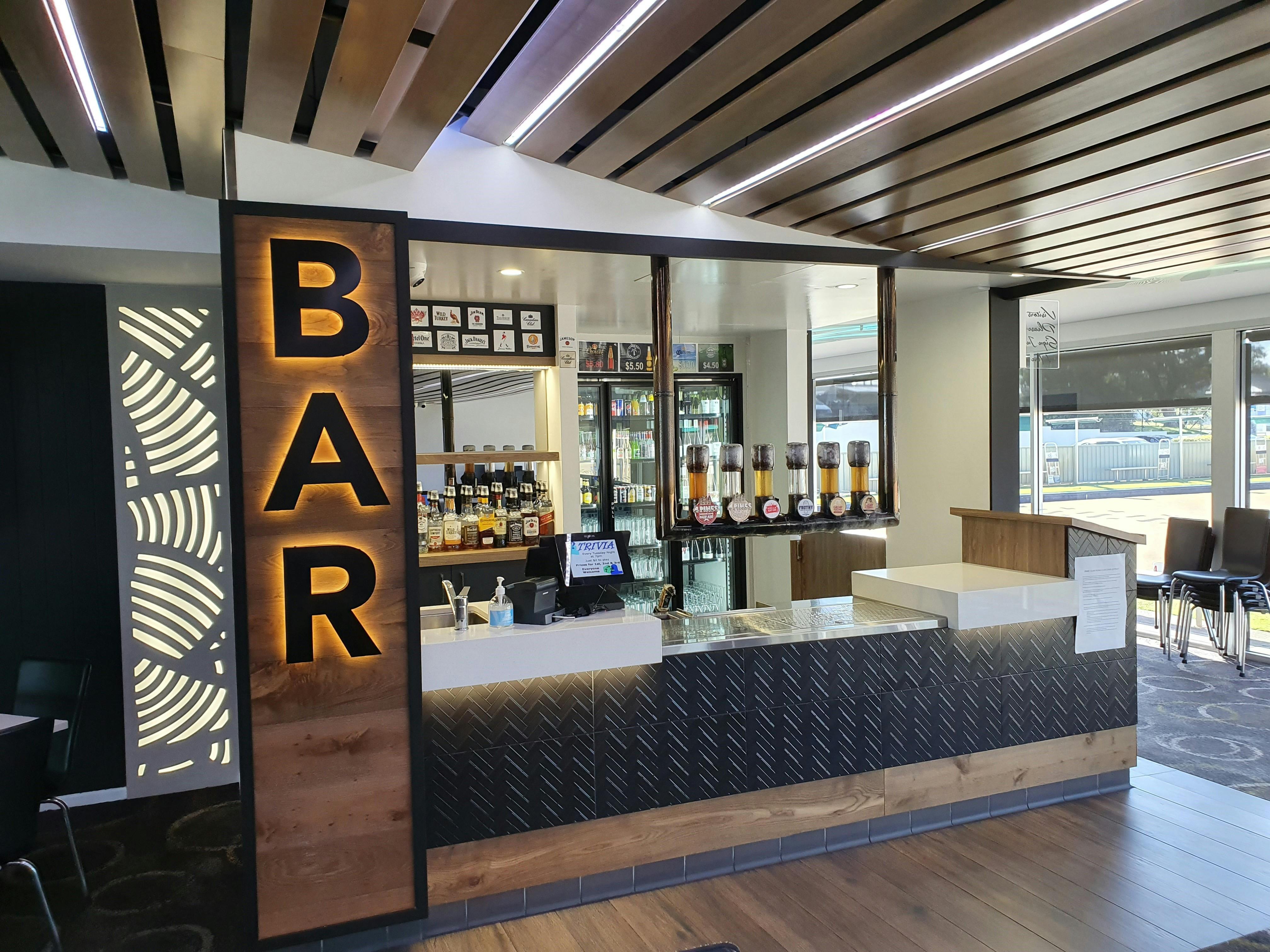 The Bistro Bar Area