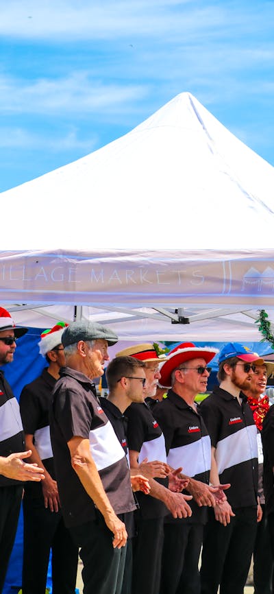 Christmas entertainment at The Little Burley Market