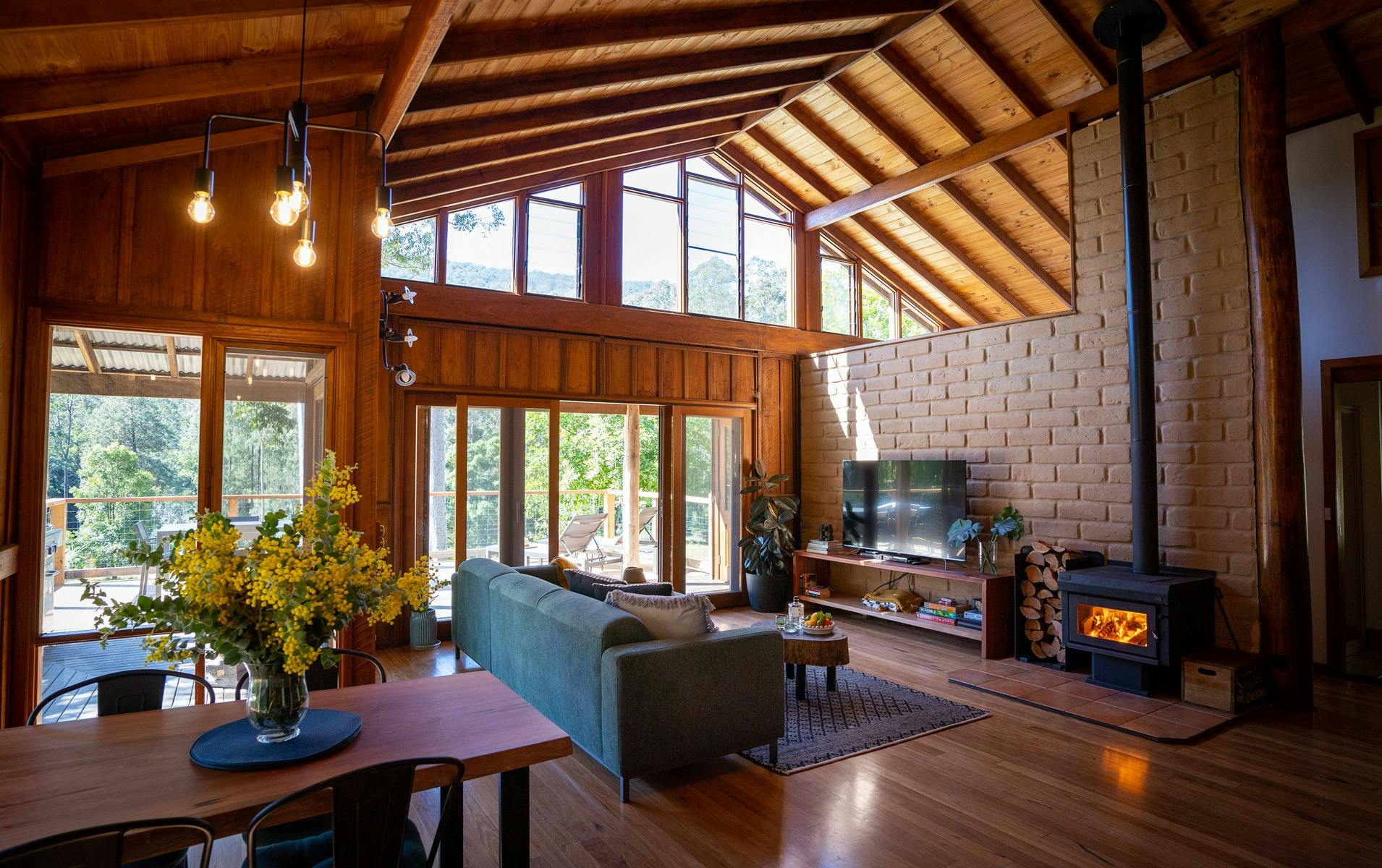 Interior image of The Cottage at Carawirry Forest Escape