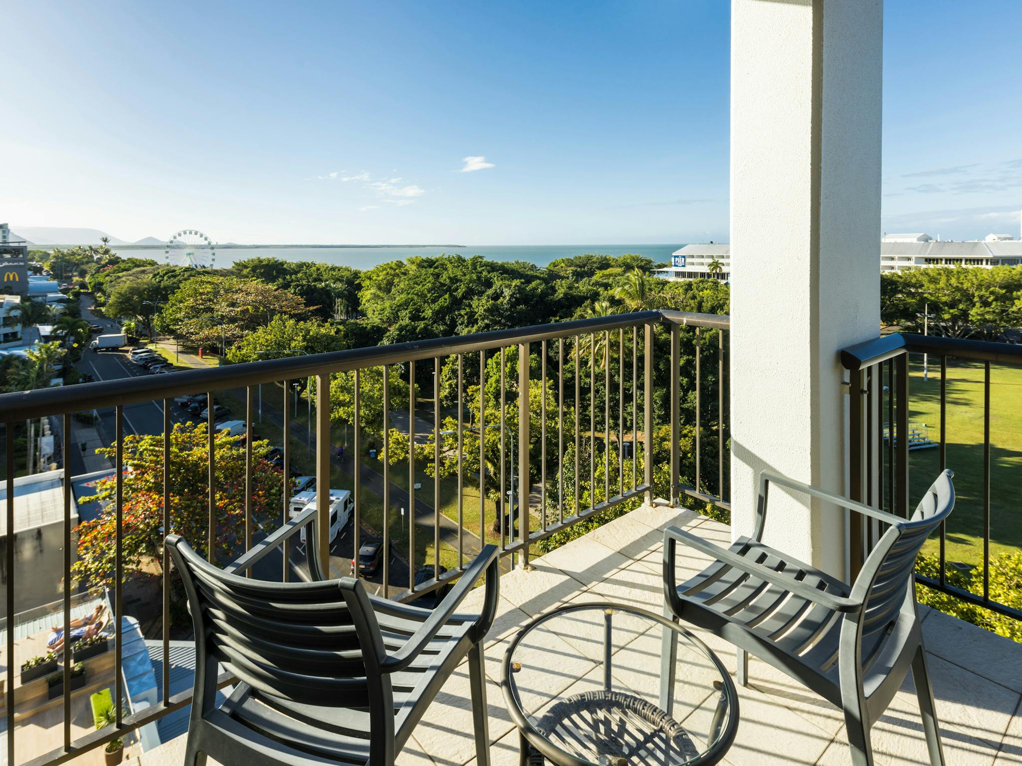 Balcony Views, Cairns CBD Esplanade Balcony Views, Cairns CBD Esplanade