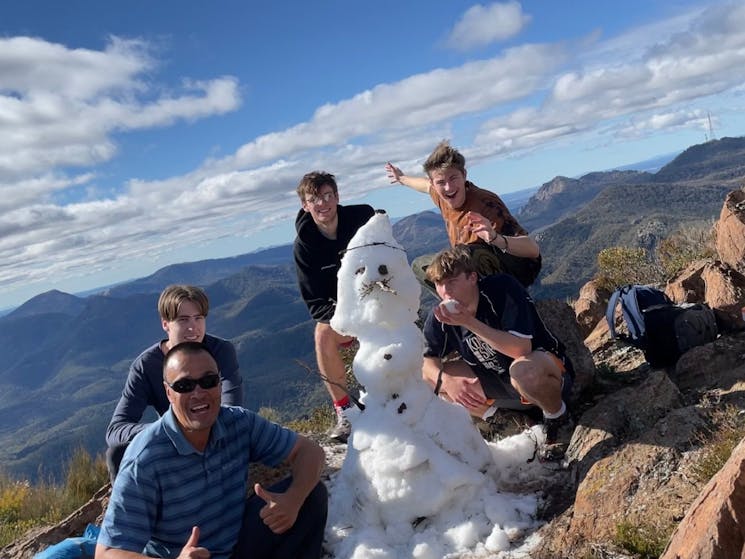 Snow at the Warrumbungle National Park