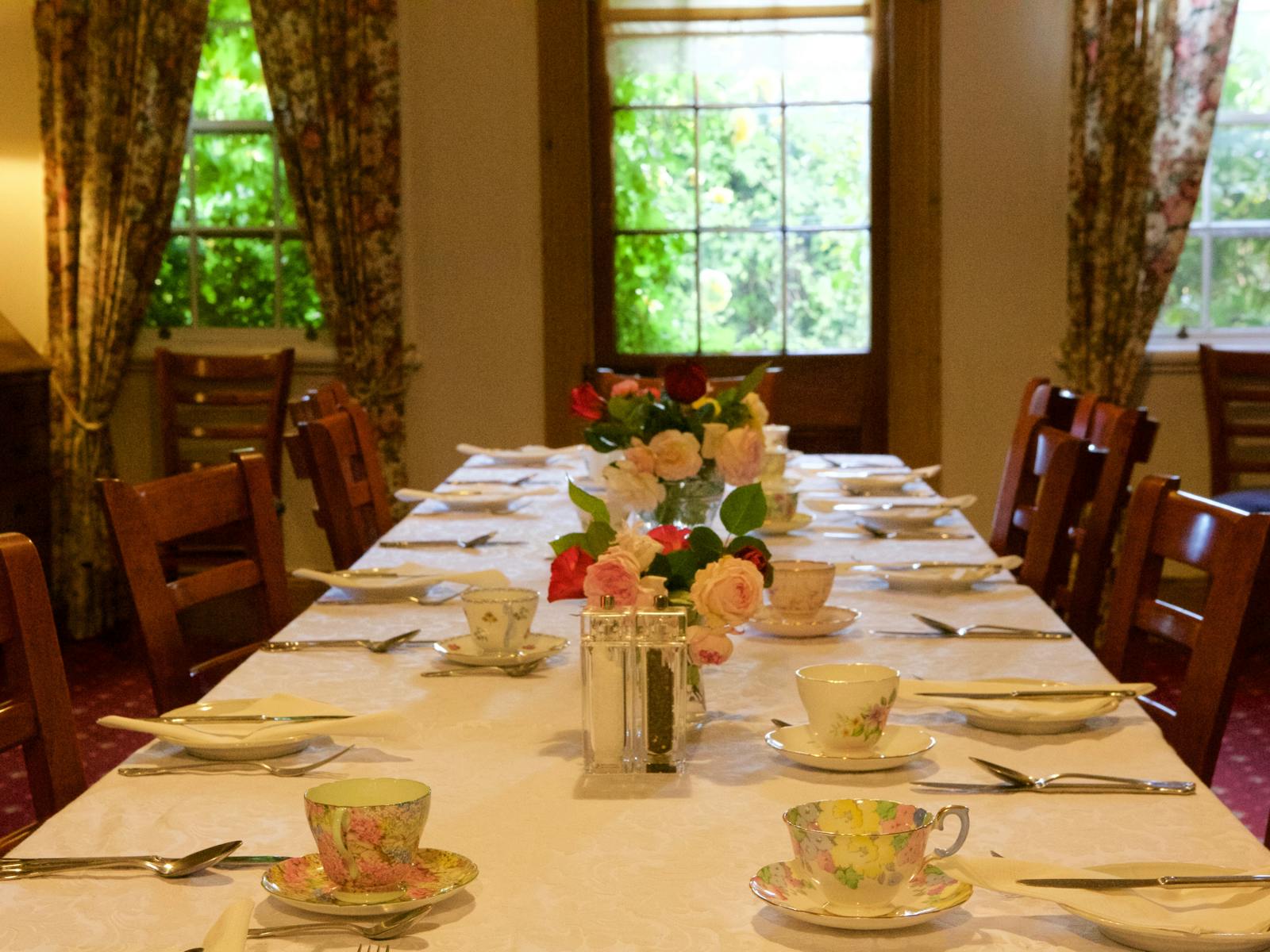 Dining room at The Racecourse Inn, Longford, Tasmania