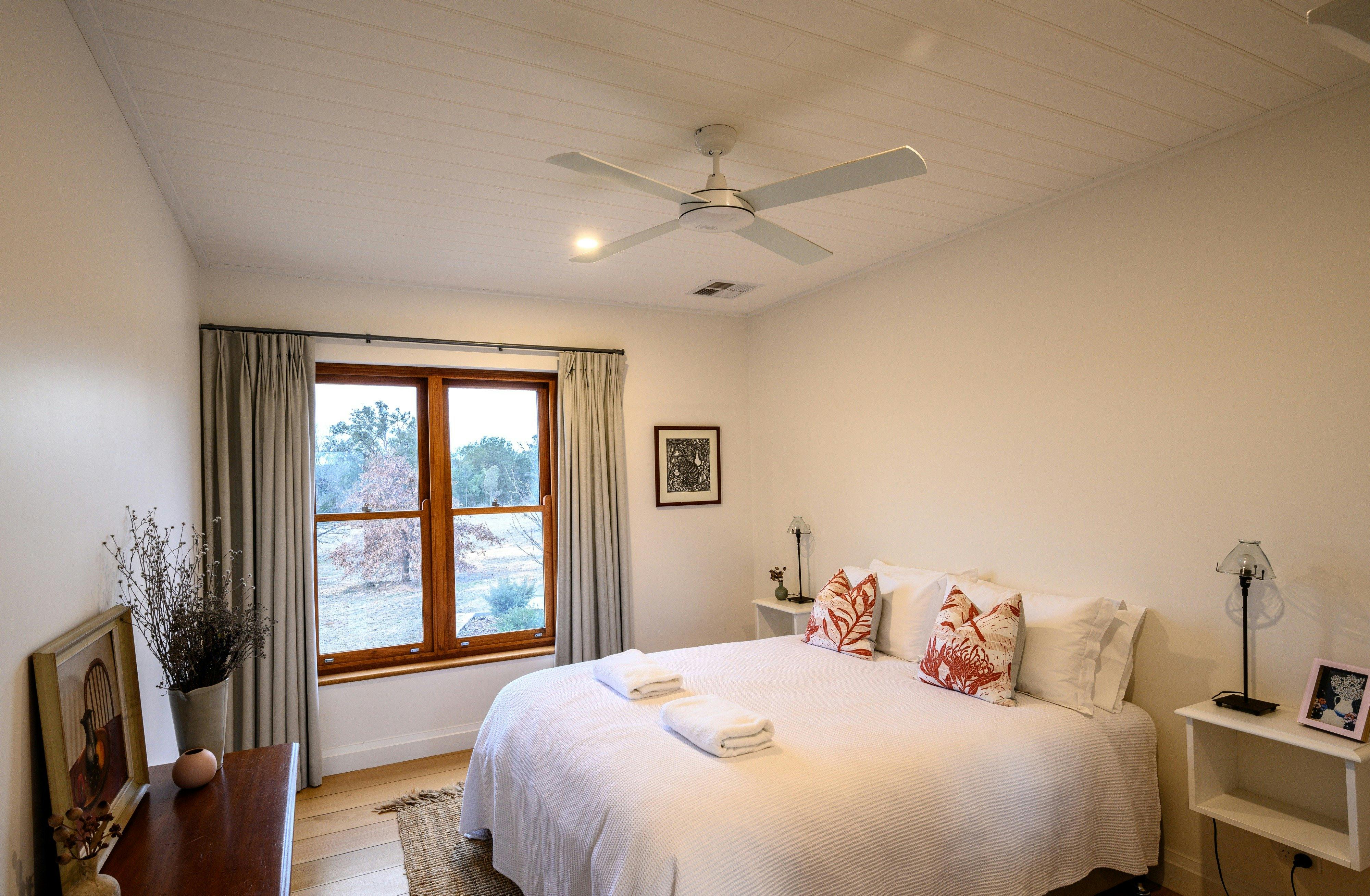 One of two queen bedrooms, Abercorn house