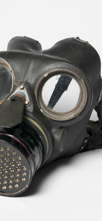 Gas mask from exhibition objects