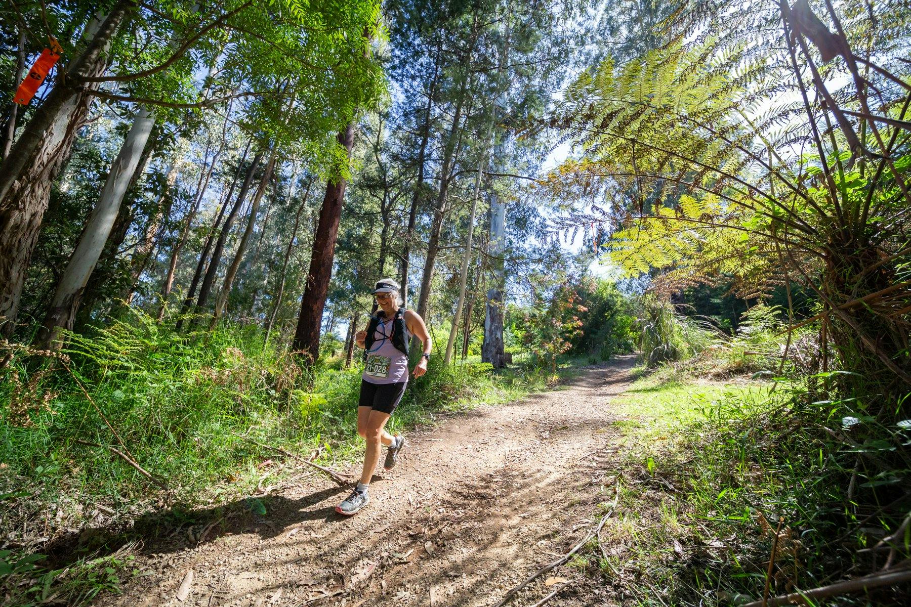 Runner on return leg to Gallipoli Park