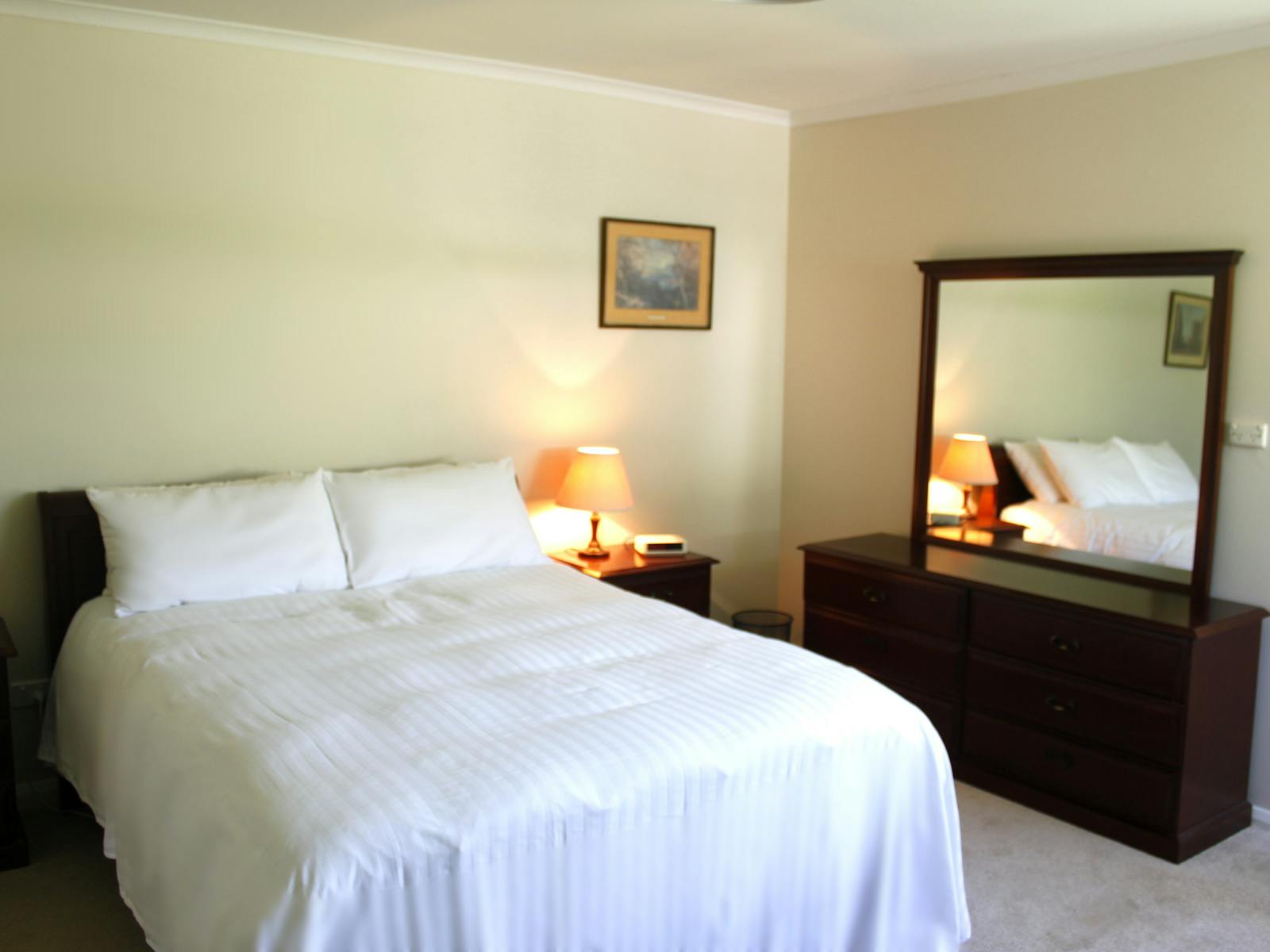 Master bedroom at Huon Country Cottage