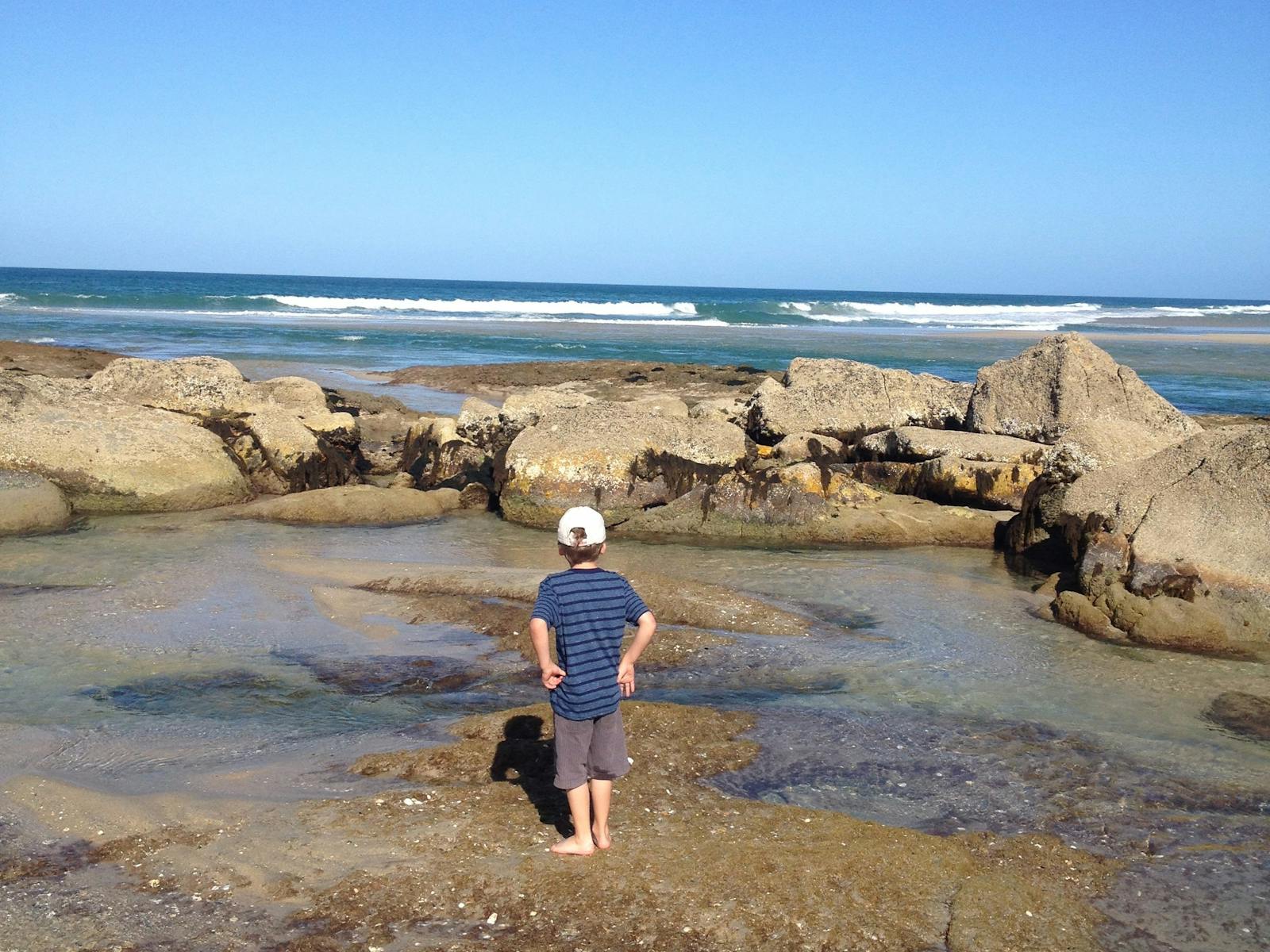 Explore Rock Pools or watch the waves at North East River Flinders Island Tasmania