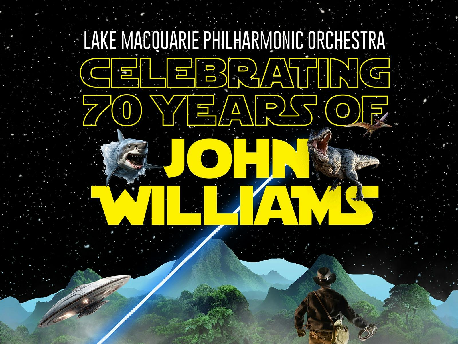 Poster for the John Williams concert