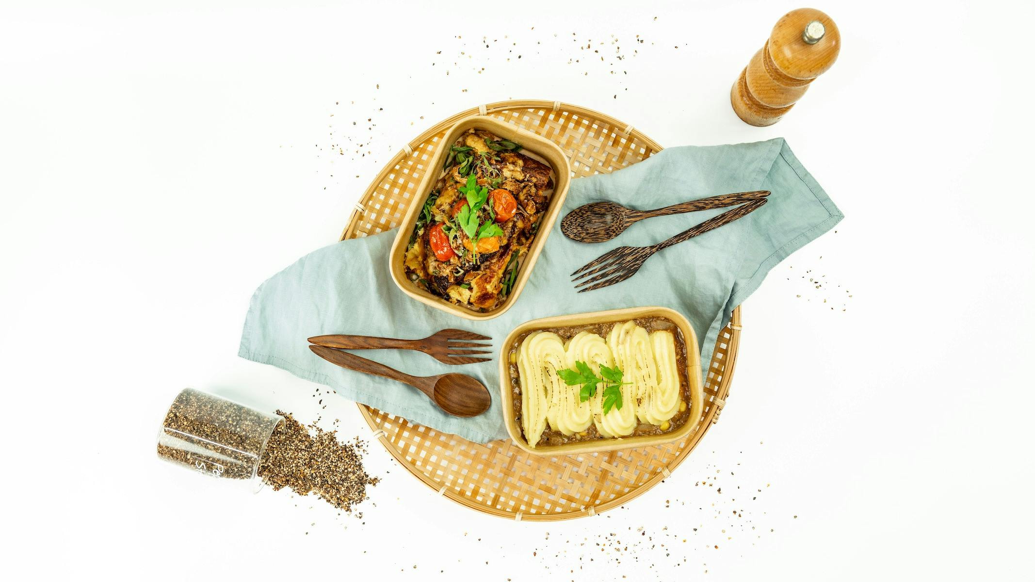 Individual hot meals catering options