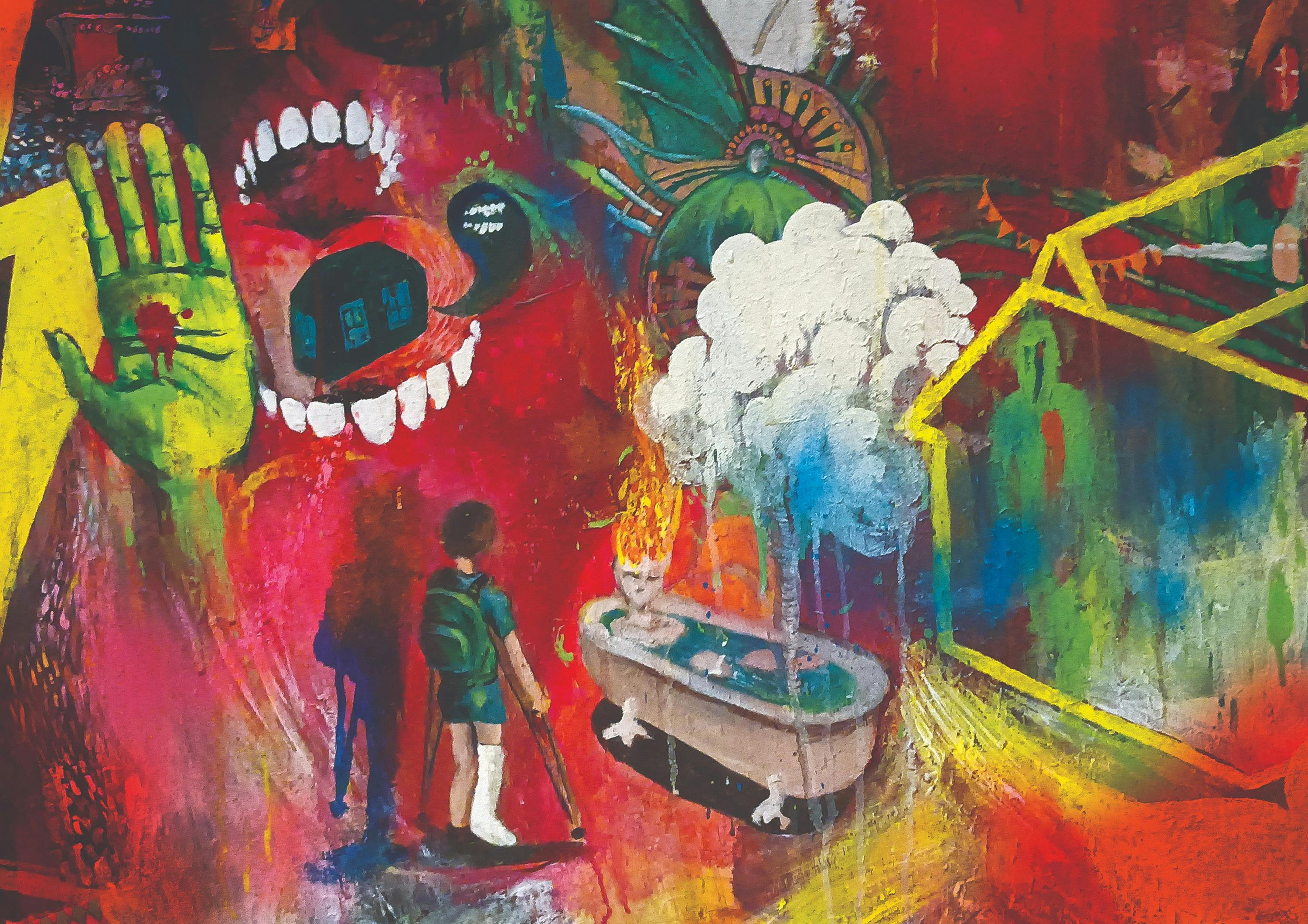 Loquii, I'm Going to do a New Thing. Acrylic on canvas