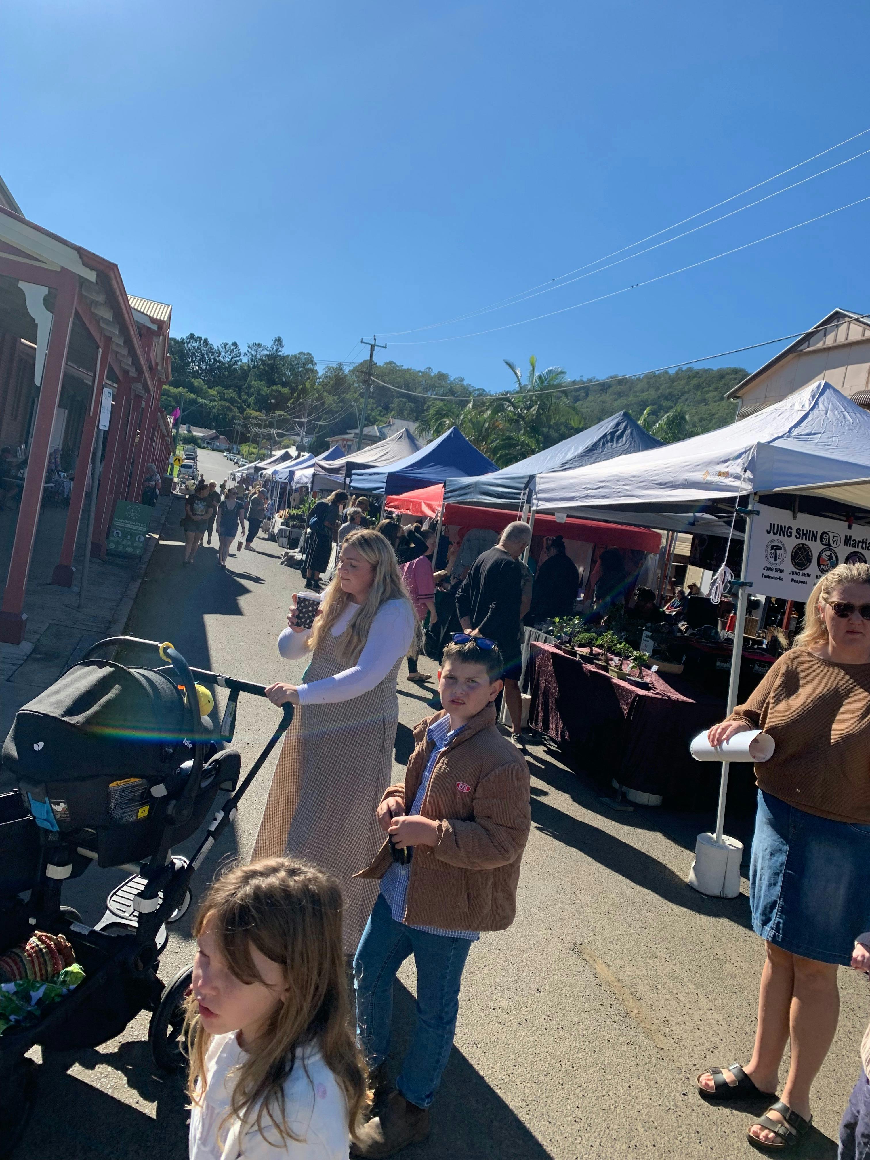 Kyogle Bazaar Stalls at Stratheden Street Markets