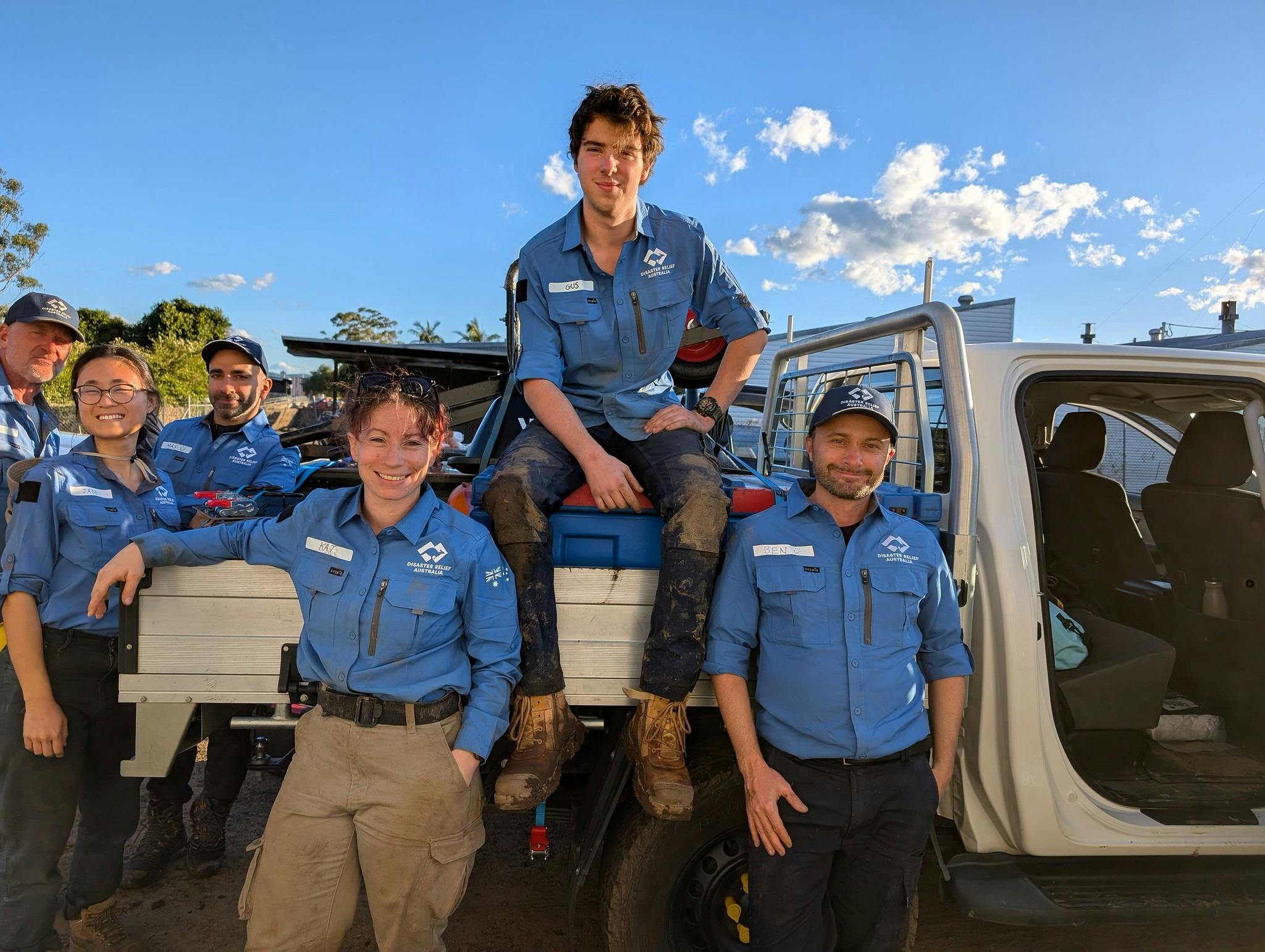 Disaster Relief Australia Operation Locke volunteers