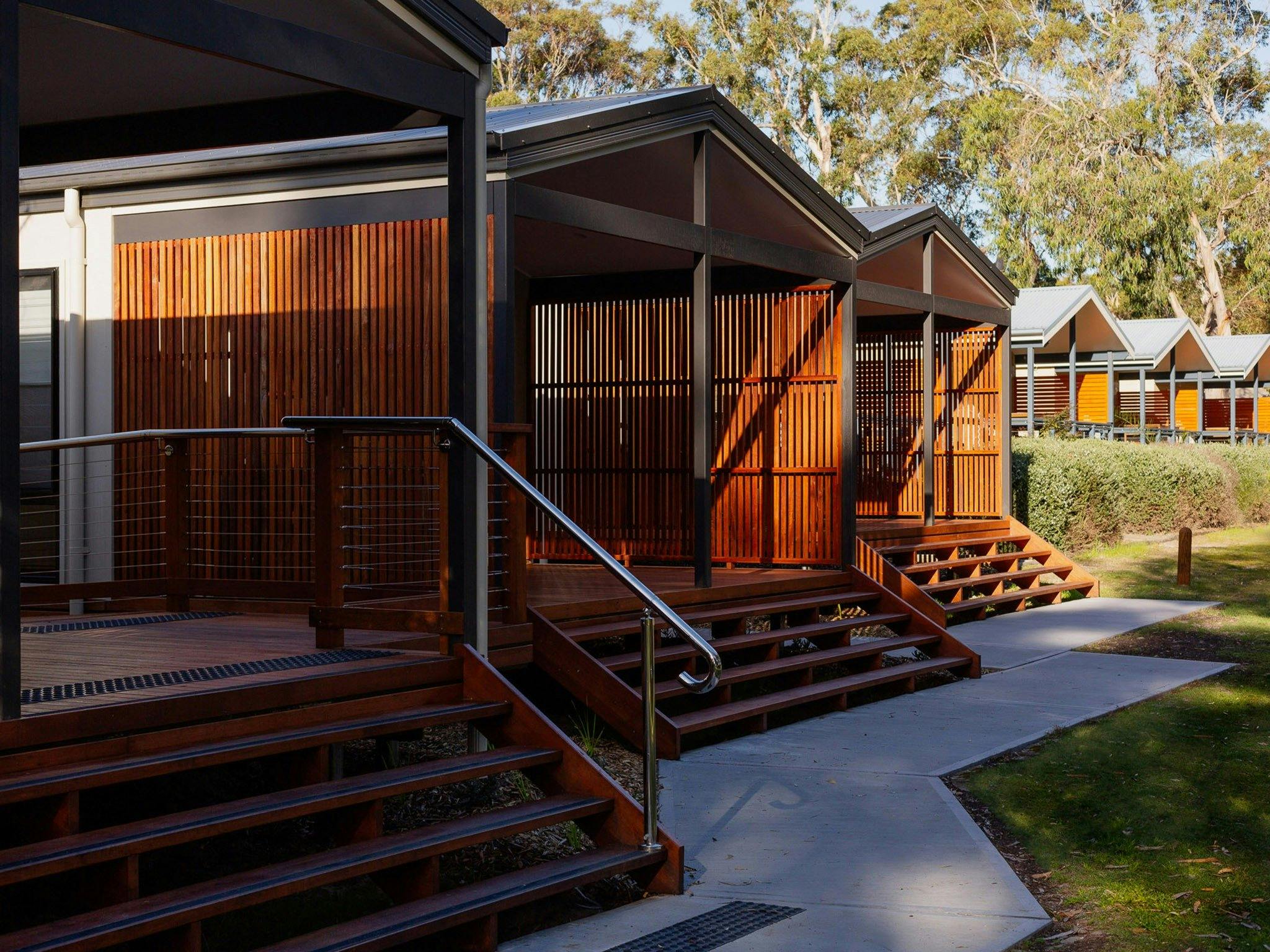 Image of cabins at Reflections Jimmys Beach