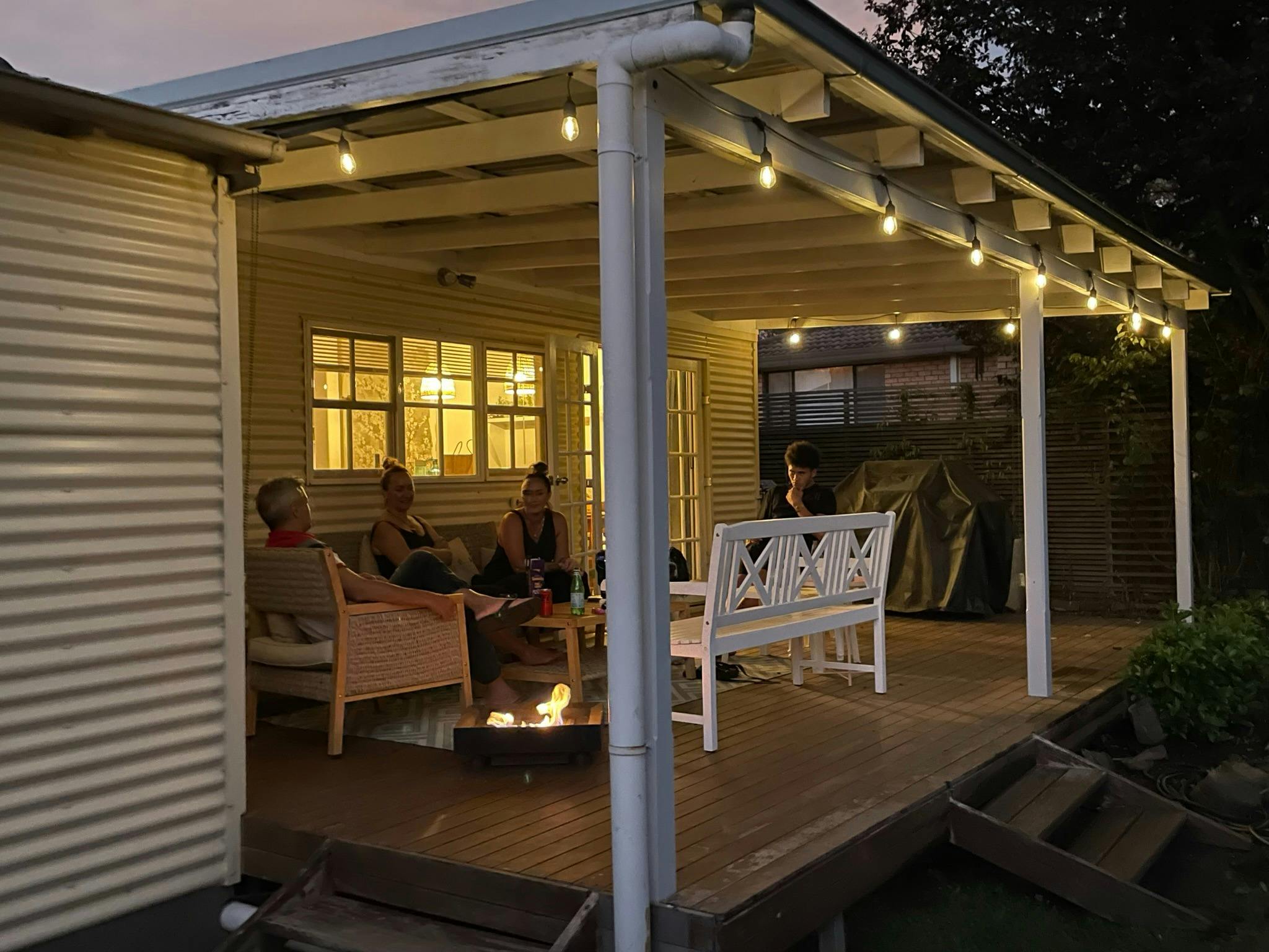 Enjoy the evening glow of sunset