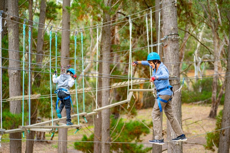Rock Climb and Ropes at the Southern Adventure Hub