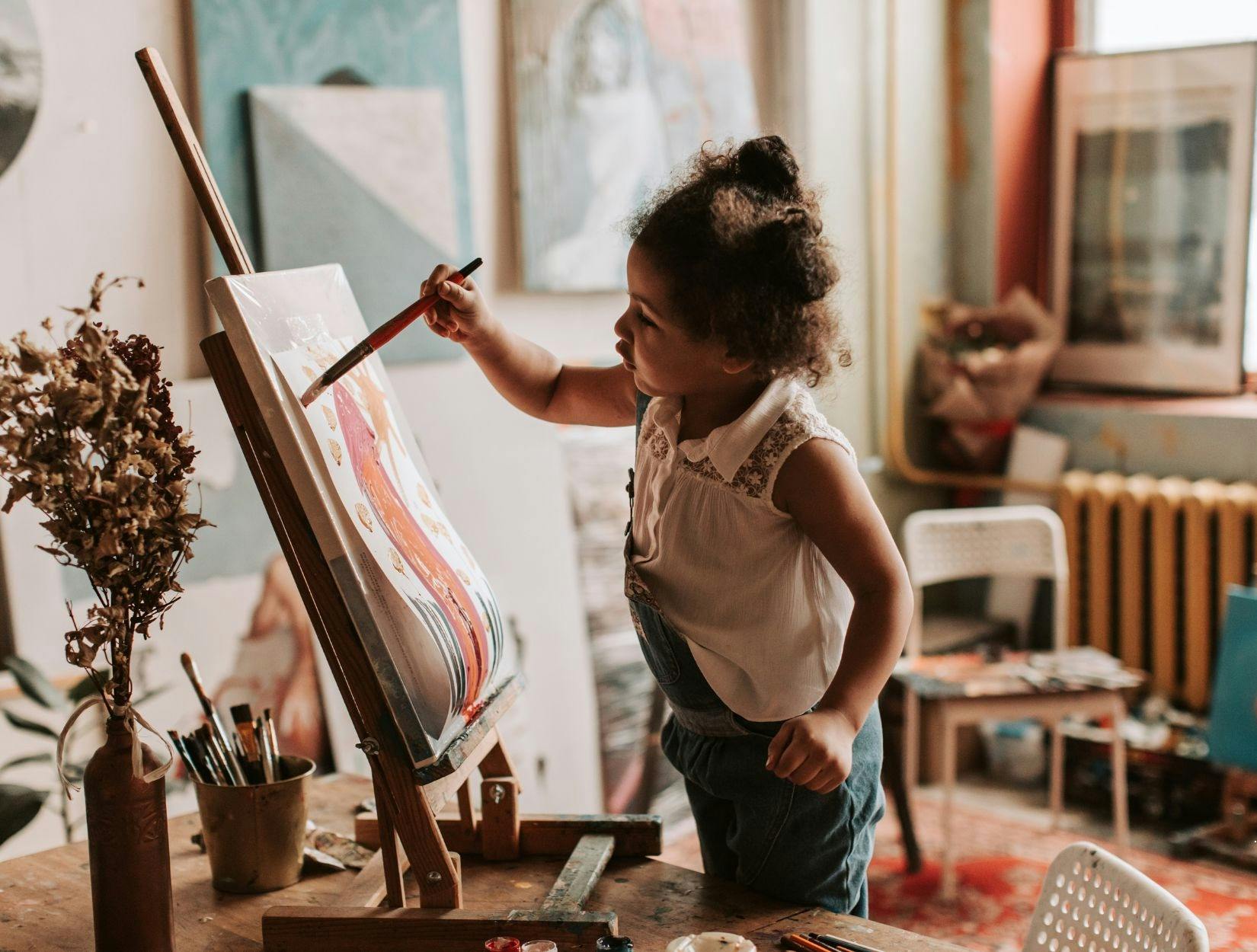 레녹스 헤드 어린이 미술 수업 - 해바라기