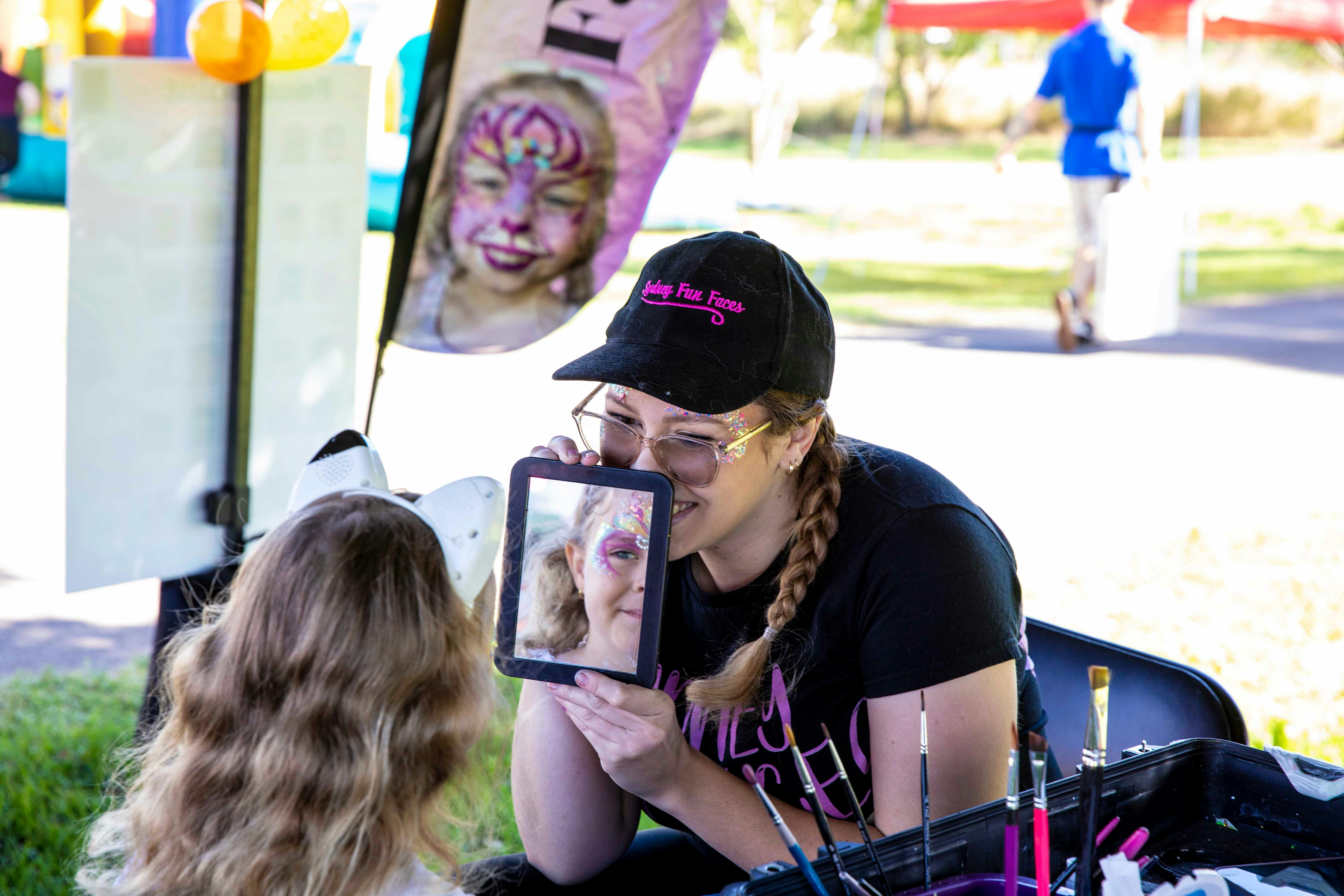 Kids face painting by Sydney Fun Faces