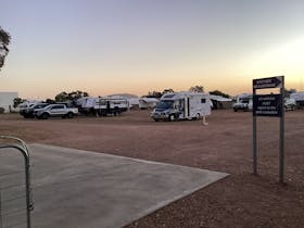 Campers at RV Park