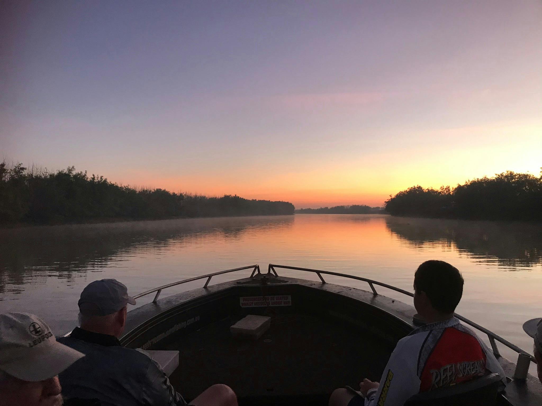 Sunrise Fishing on the Billabong