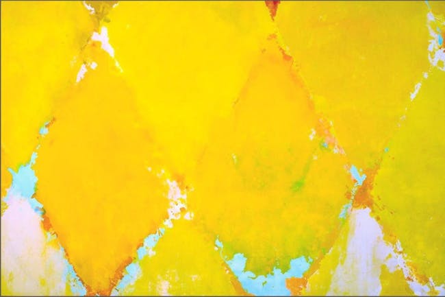 Arthur Wicks,  Yellow Thaw, 1974 (acrylic on canvas)