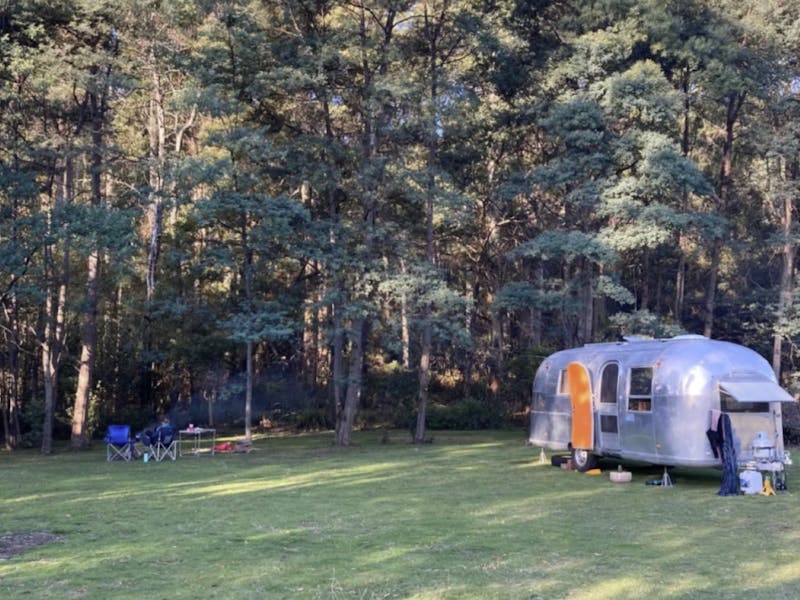 Camping is in an idyllic location beside the Leven River, within a 100 acre natural forested propert