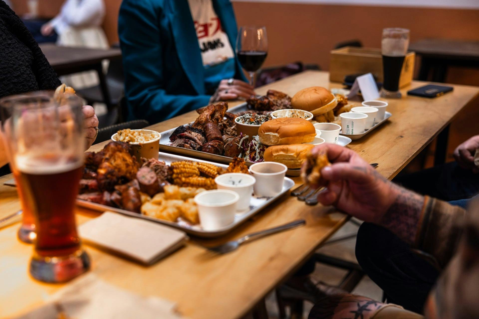 Authentic texas style bbq with local beer and wine.