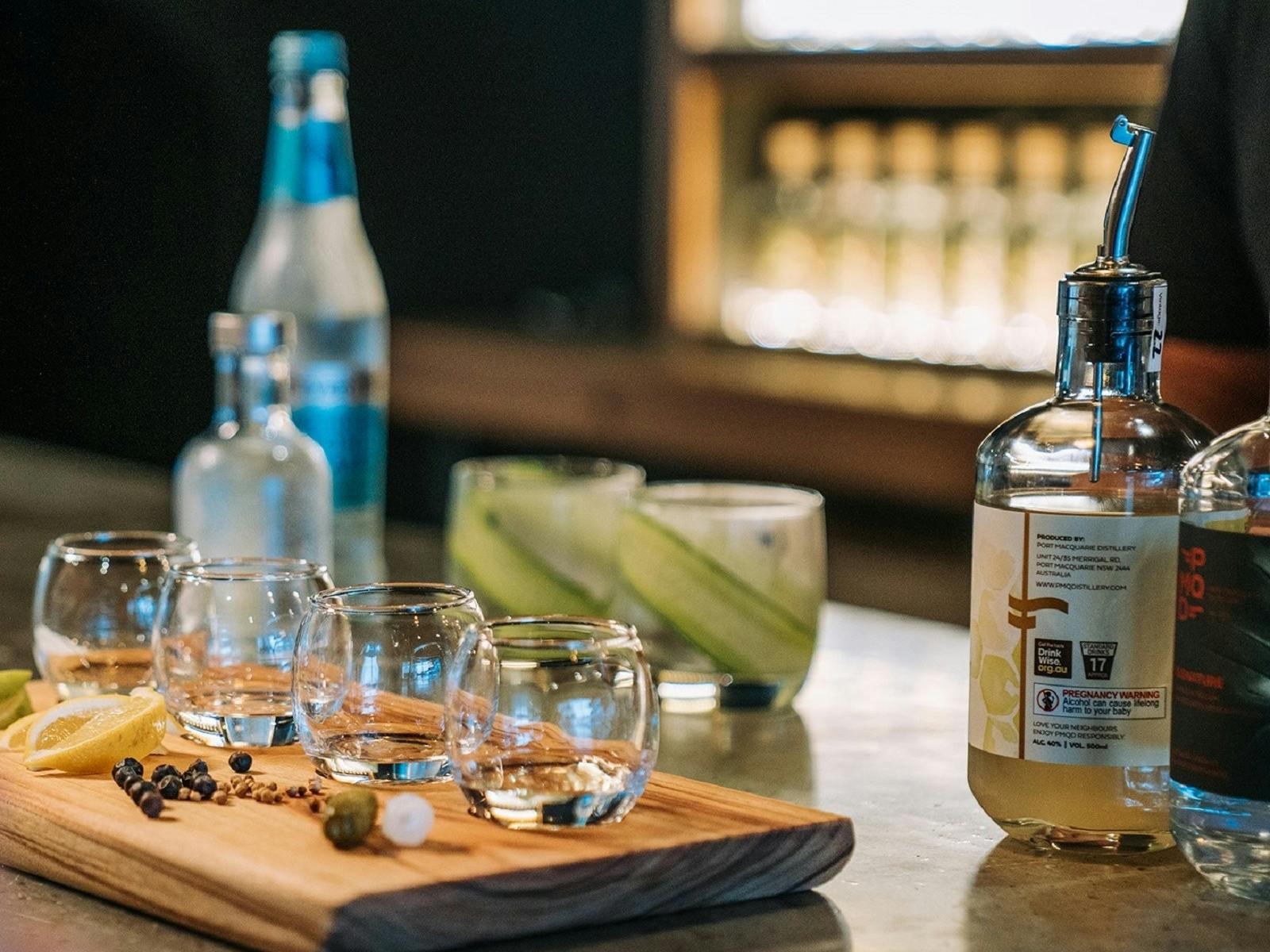 Gin Tasting board