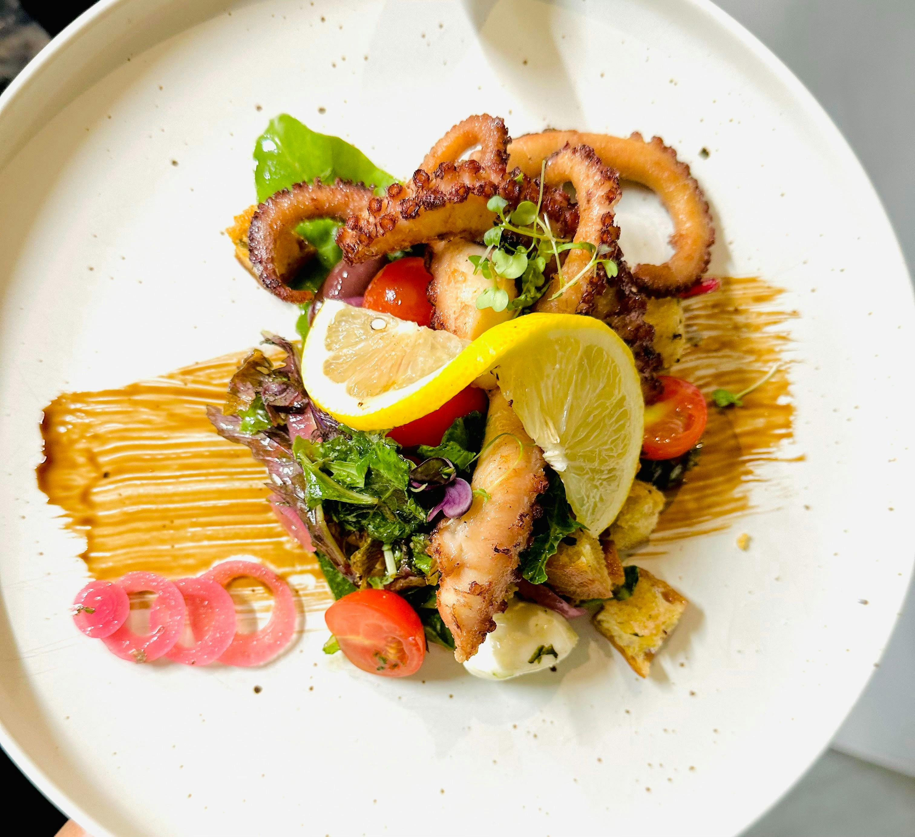 Served with Panzenella Salad