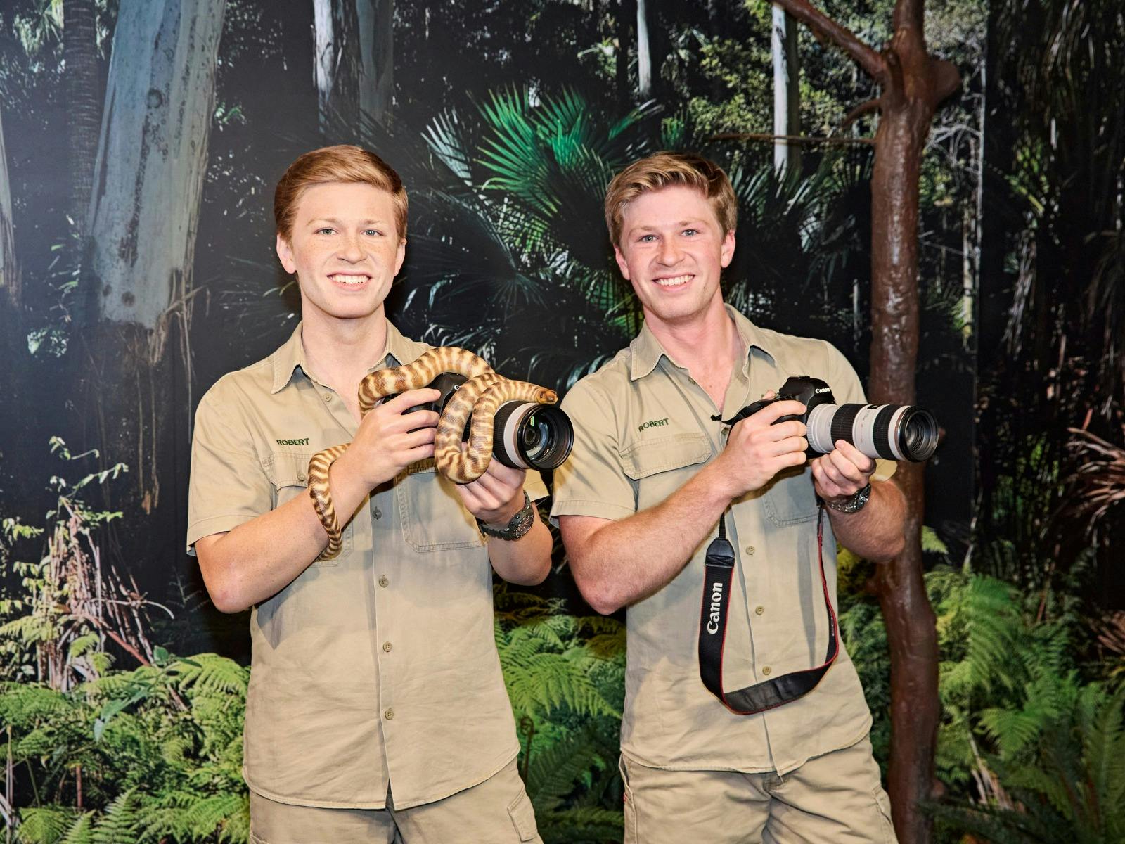 CRIKEY! It's two Robert Irwins!