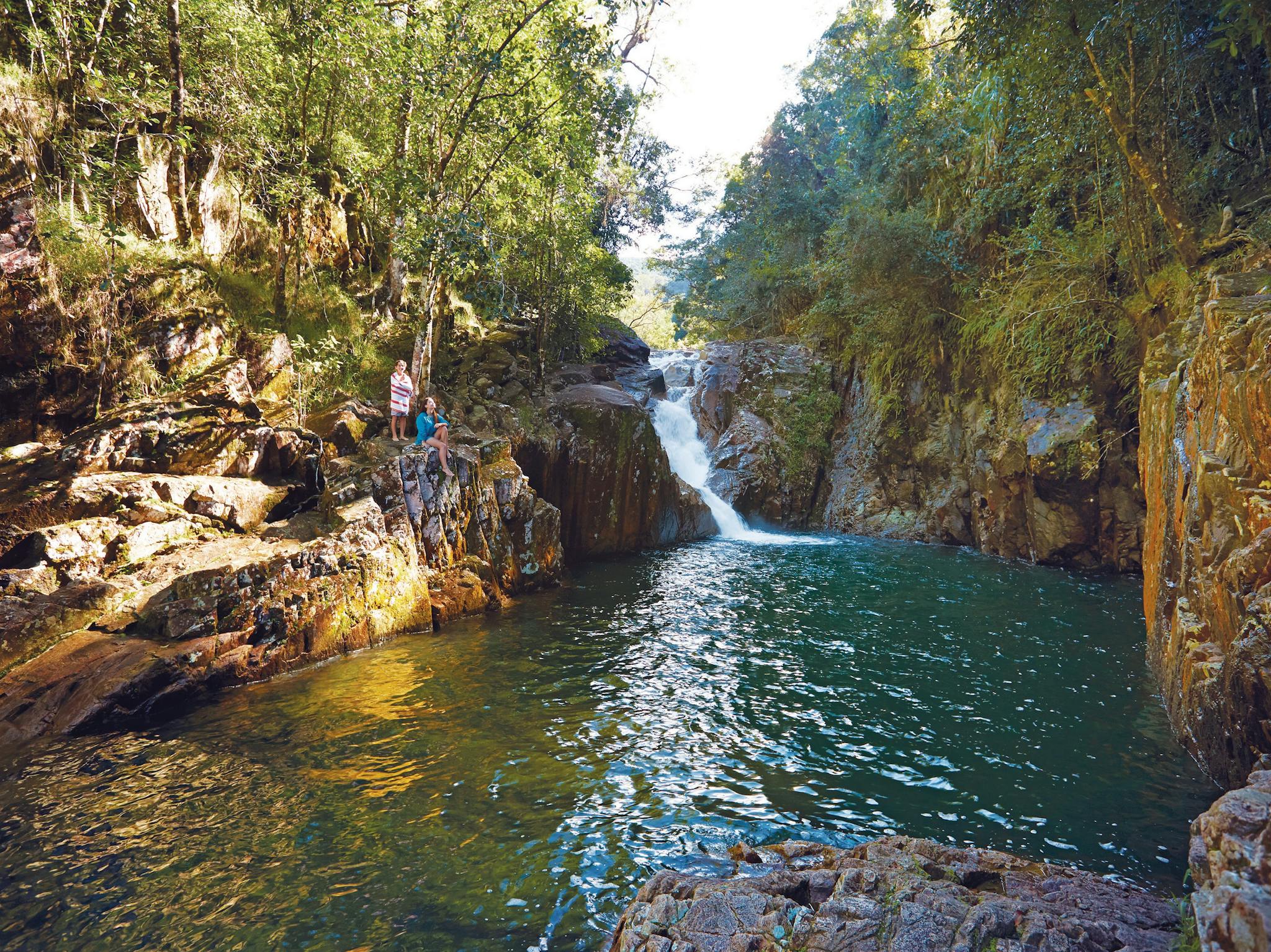 Araluen Falls at Finch Hatton Gorge Araluen Falls at Finch Hatton Gorge
