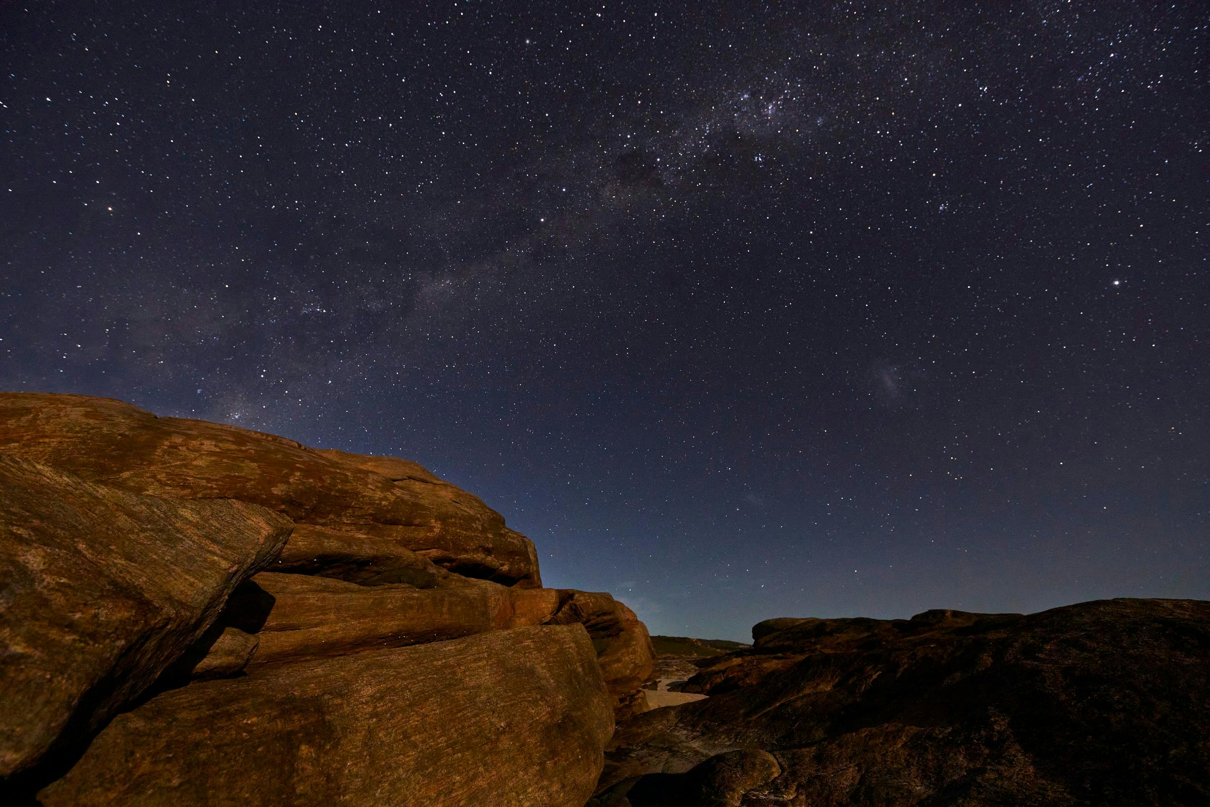 Night skies at Redgate Beach near Margaret River