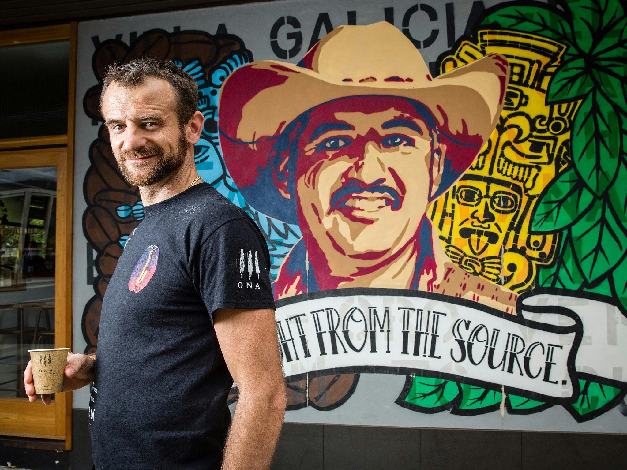 Sasa Sestic in front of the Cupping Room