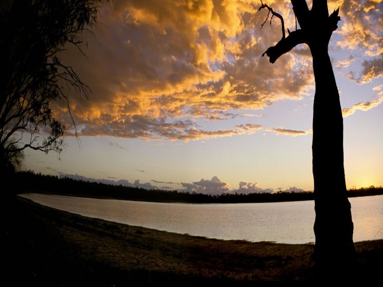 Sunset at Yarrie Lake