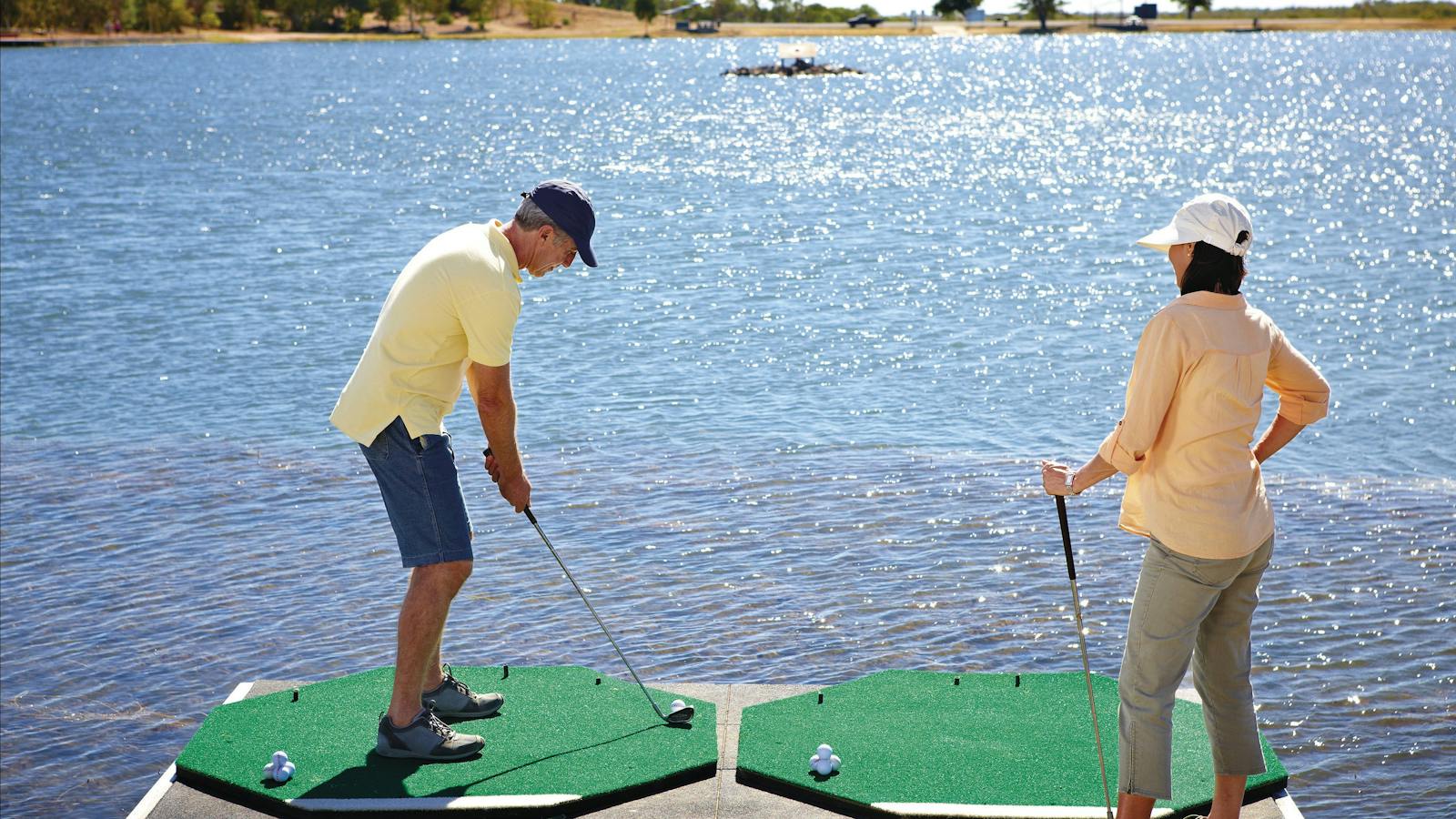Richmonds 'Hole in One' at Lake Fred Tritton