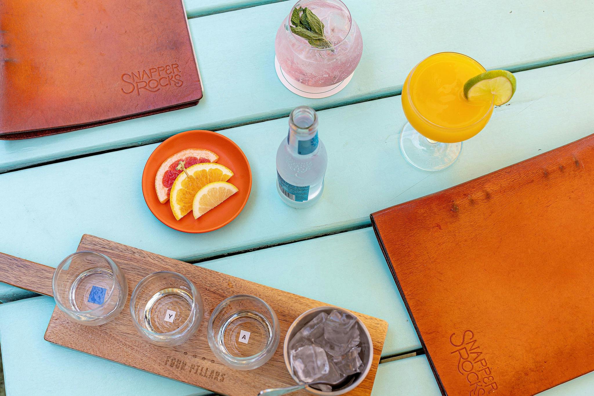 Cocktails and tastings