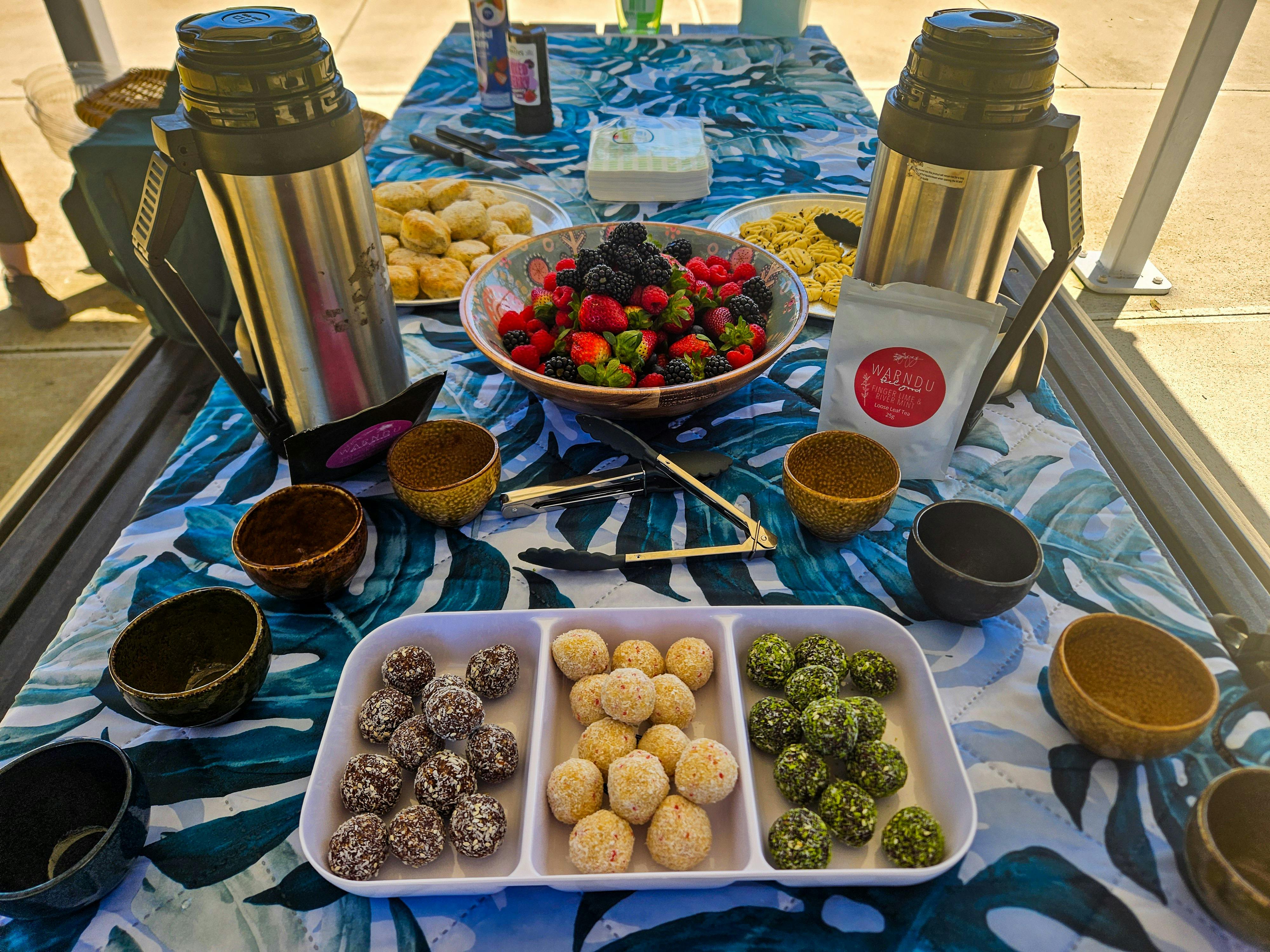 Down Under Discoveries Signature Bushtucker Infused morning tea