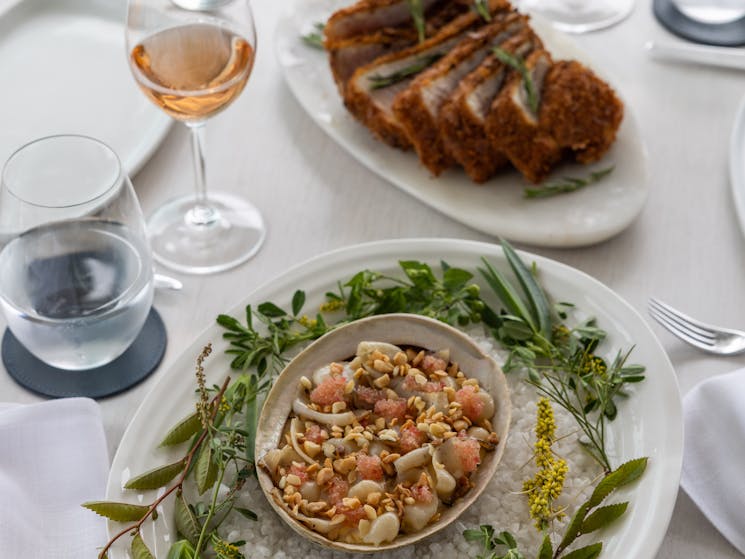 Risotto and Swordfish Cotoletta