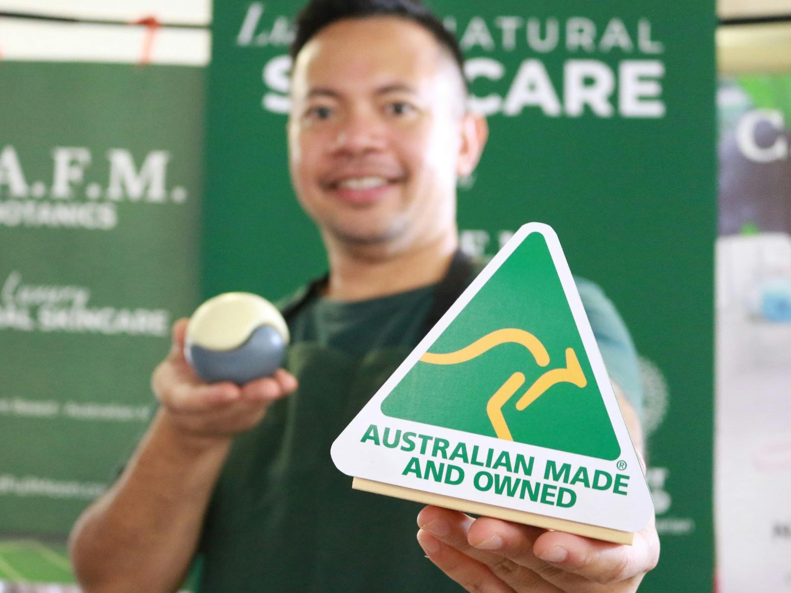Australian Made licencee CAFM Botanics is proud of his Australian made products