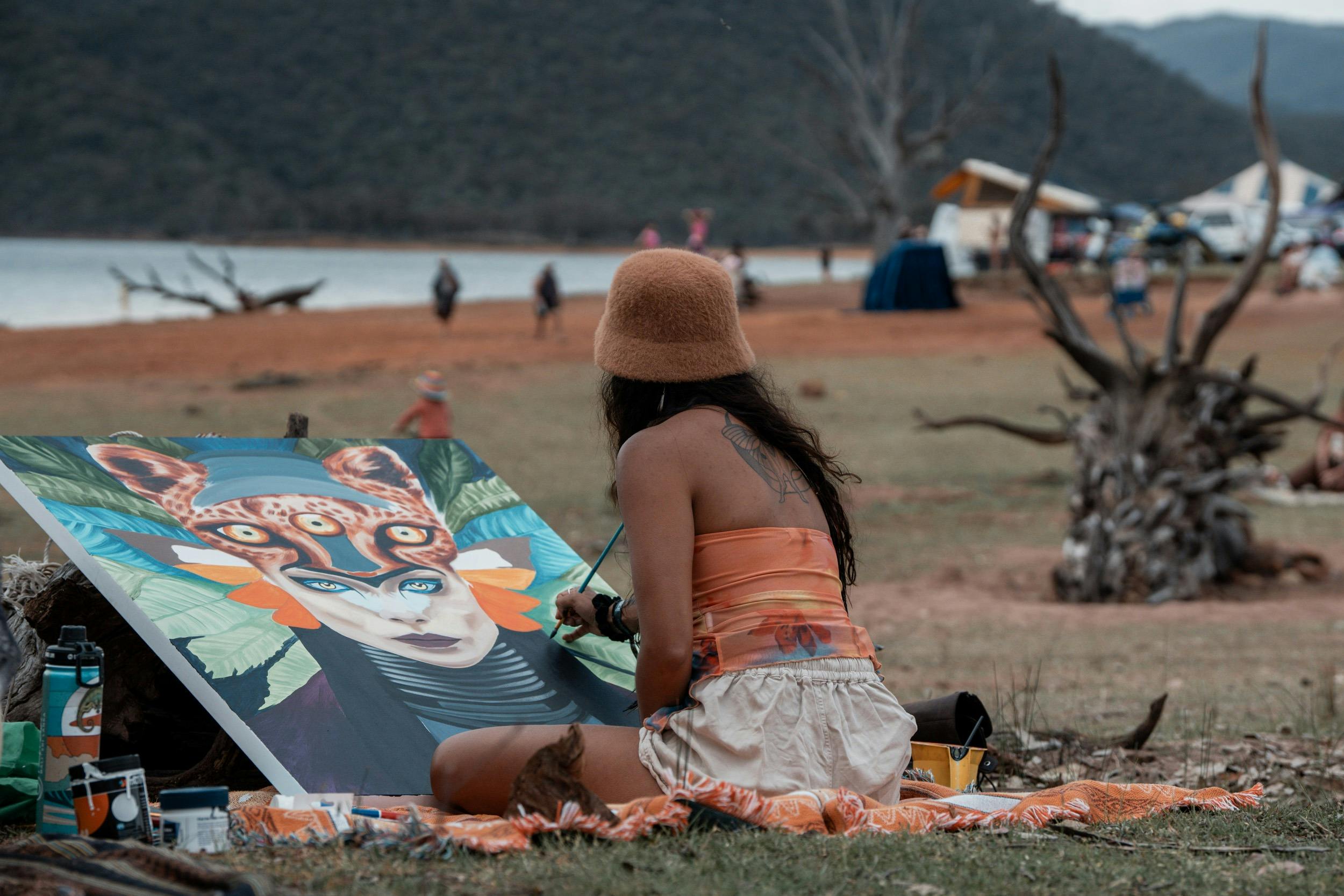 Art Gallery, Live Painting, Murals, Creativity and colour in abundance.